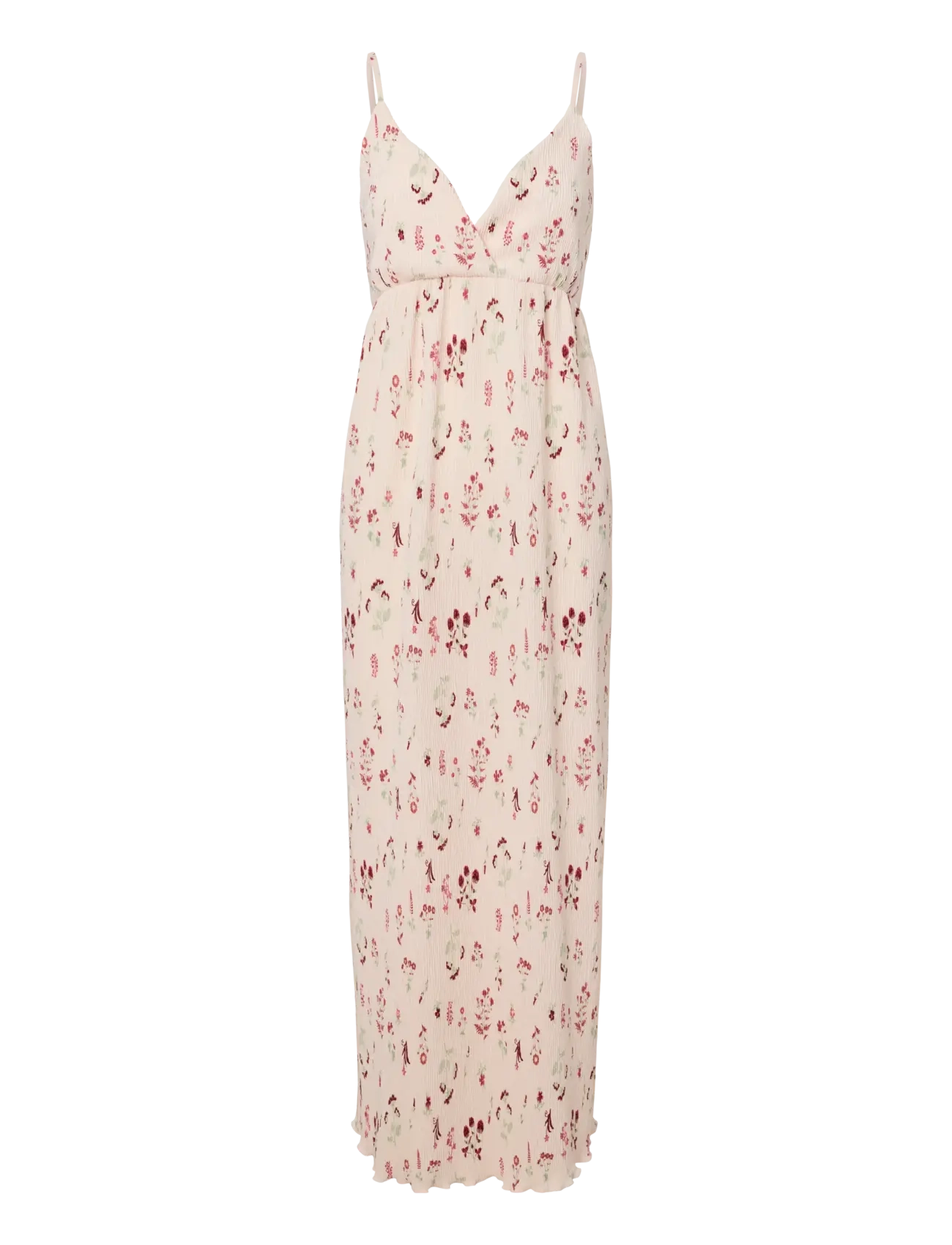 PIECES Pcflora Sl Strap Kleid Jrs Msa Bc Cream - L - Damen