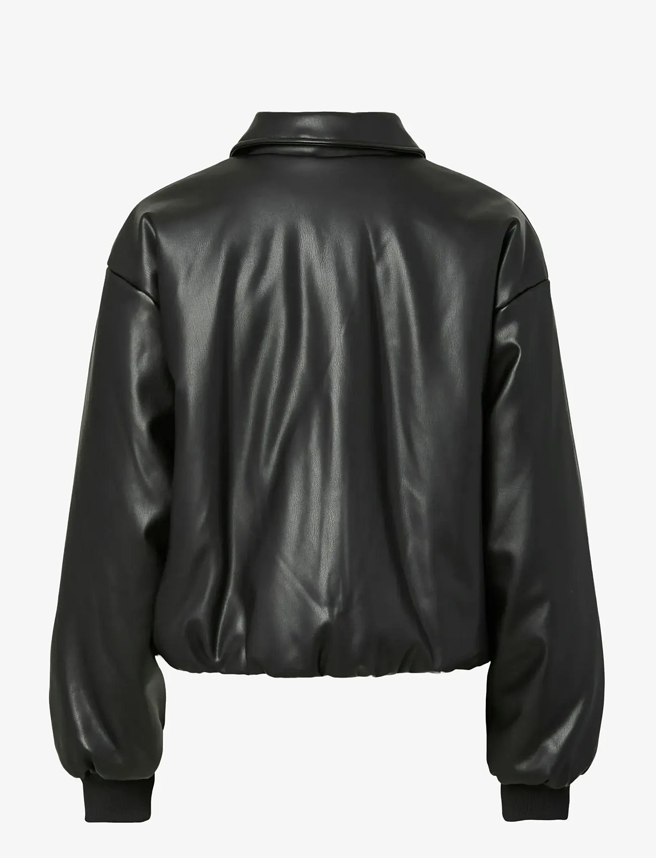 Pieces - PCLARA PADDED COATED BOMBER JACKET - frühlingsjacken - black - 2