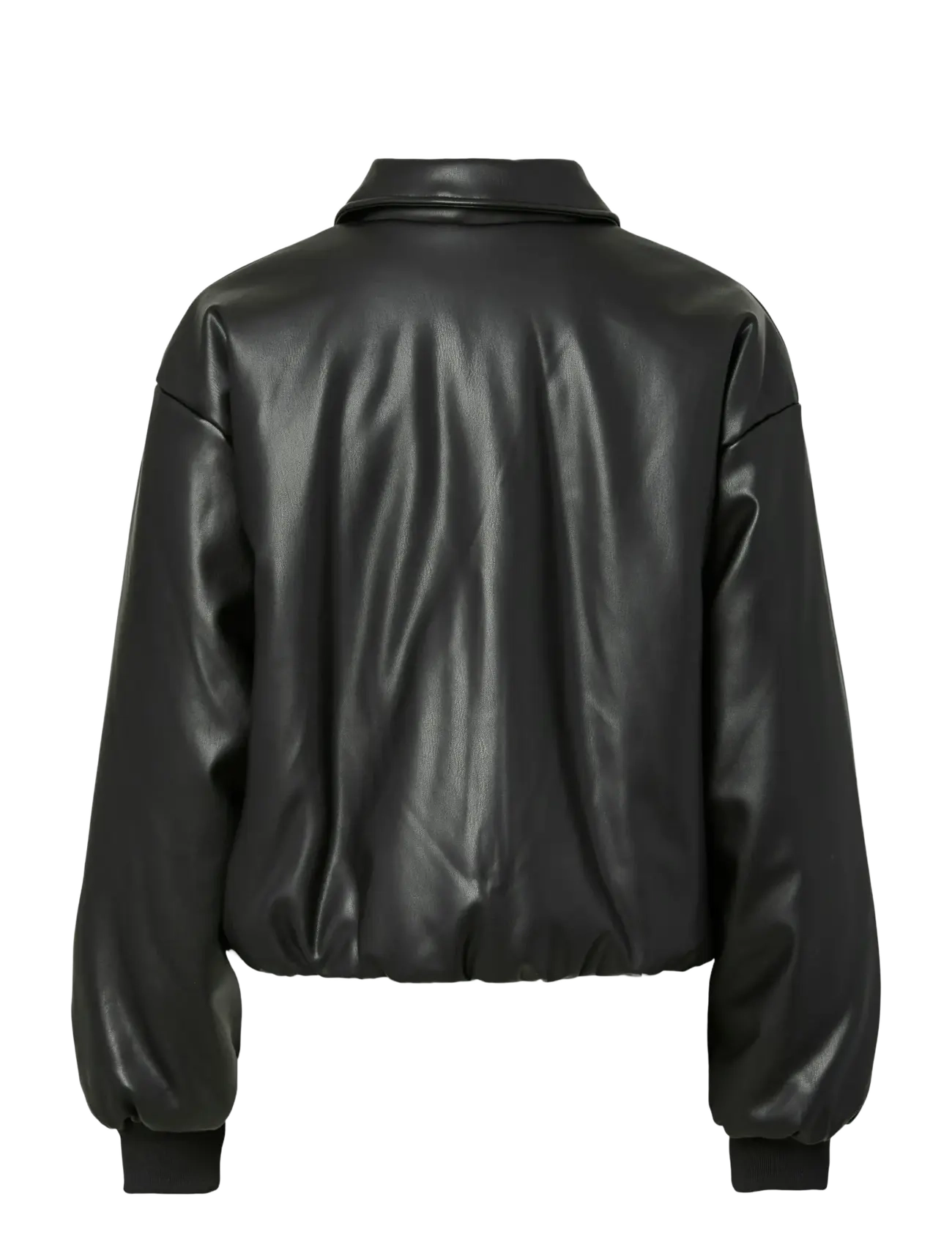 Pieces - PCLARA PADDED COATED BOMBER JACKET - bomber jackets - black - 2