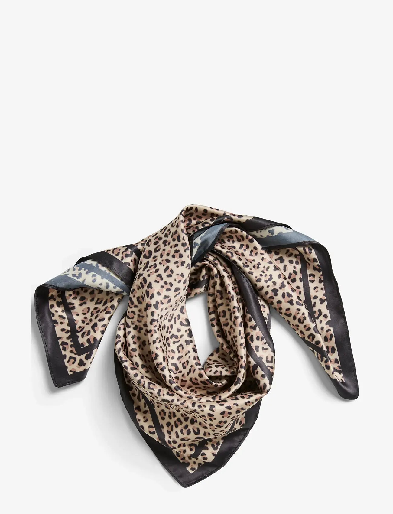 Pieces - PCBAMBI SQUARE SCARF BC - laveste priser - black - 1