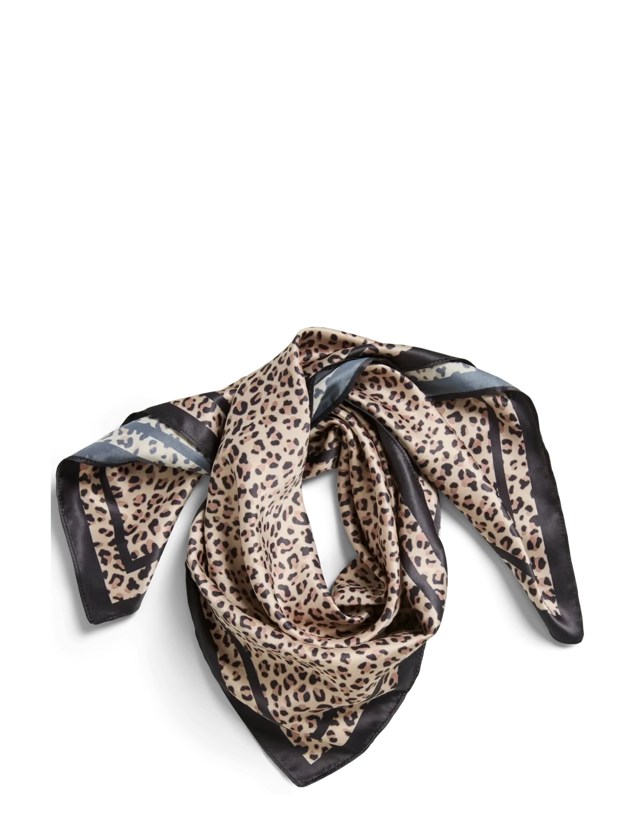 Pieces PCBAMBI SQUARE SCARF BC - Aksessuaarid - BLACK / beige