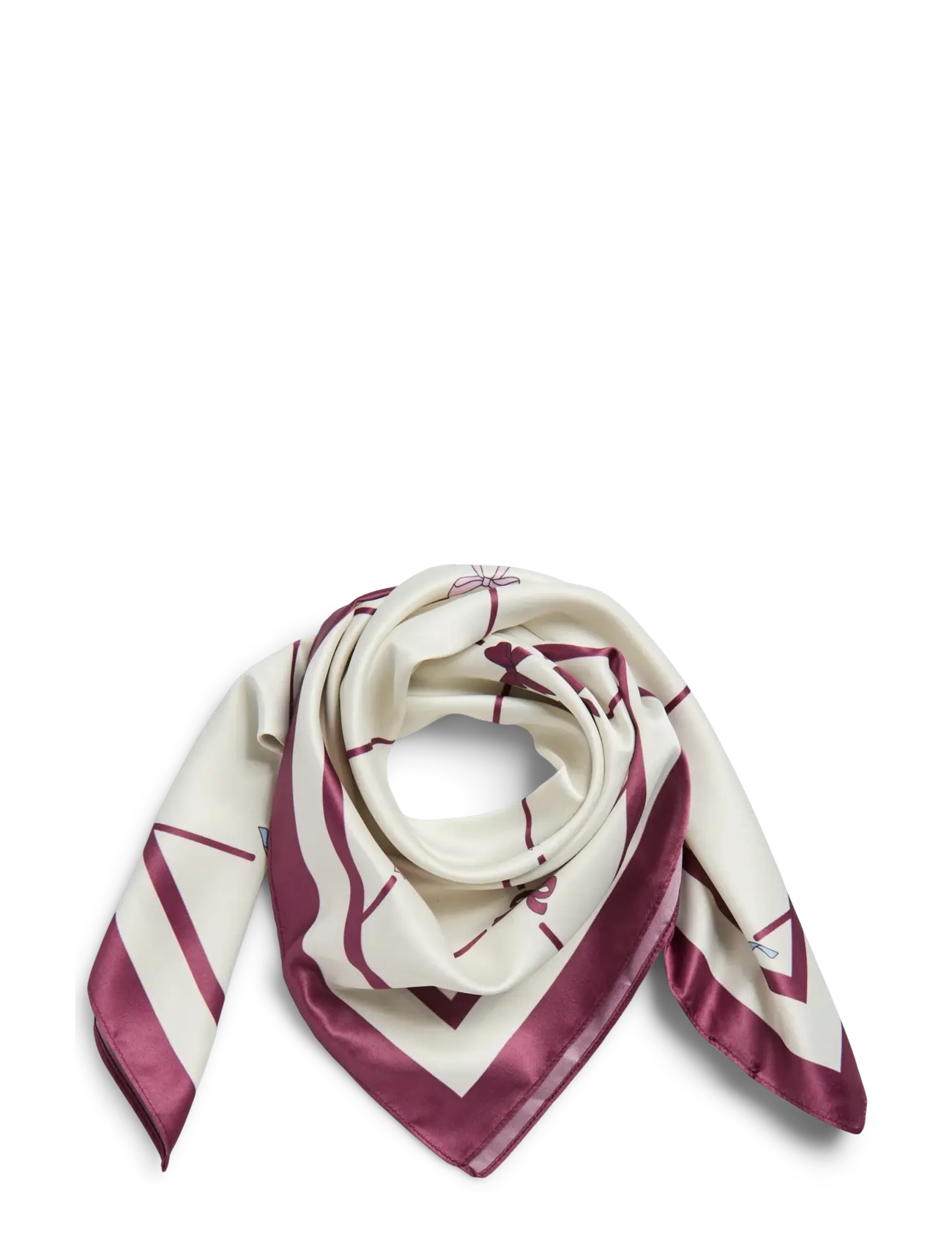 Pieces PCBAMBI SQUARE SCARF BC - Tørklæder - EGRET / cream