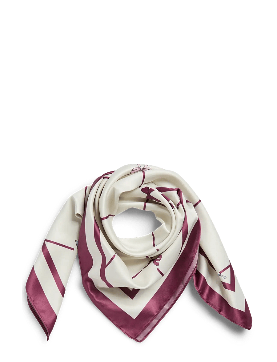 Pieces - PCBAMBI SQUARE SCARF BC - alltags-style - egret - 1