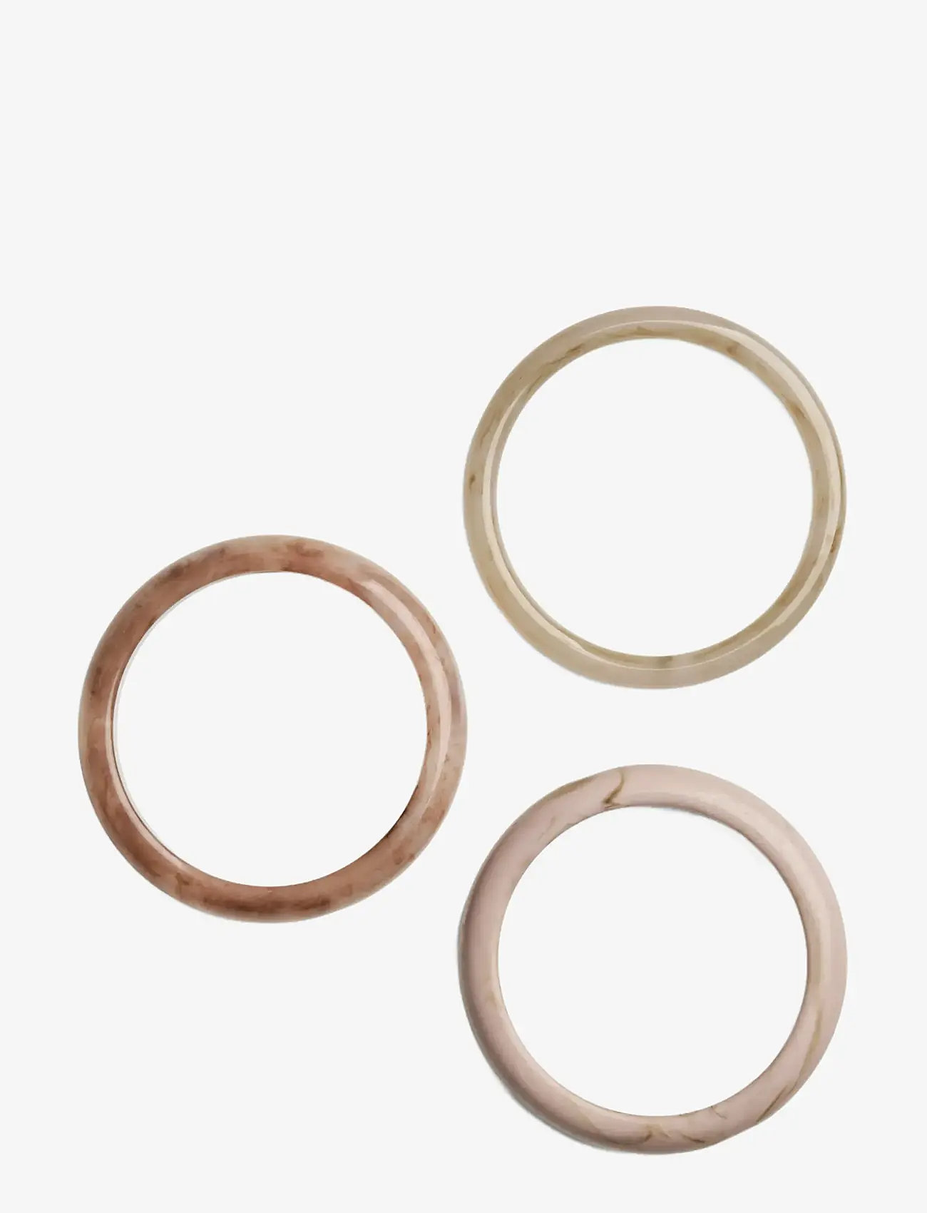 Pieces - PCMADJA BRACELET 3-PACK PP - bangles - beige - 0