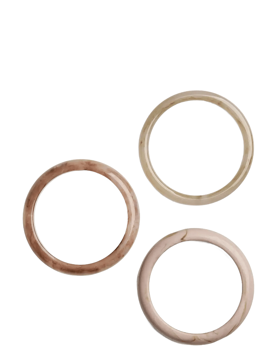 Pieces - PCMADJA BRACELET 3-PACK PP - kristības - beige - 0