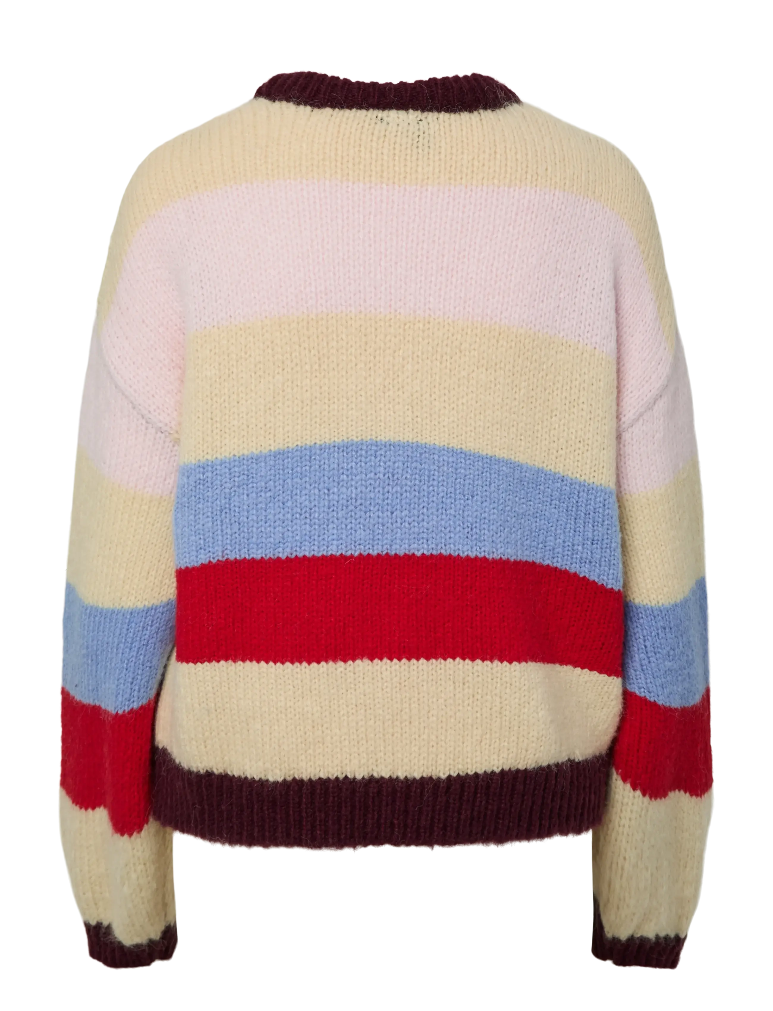 Pieces - PCBIKKA LS O-NECK KNIT BC - džemprid - french vanilla - 2