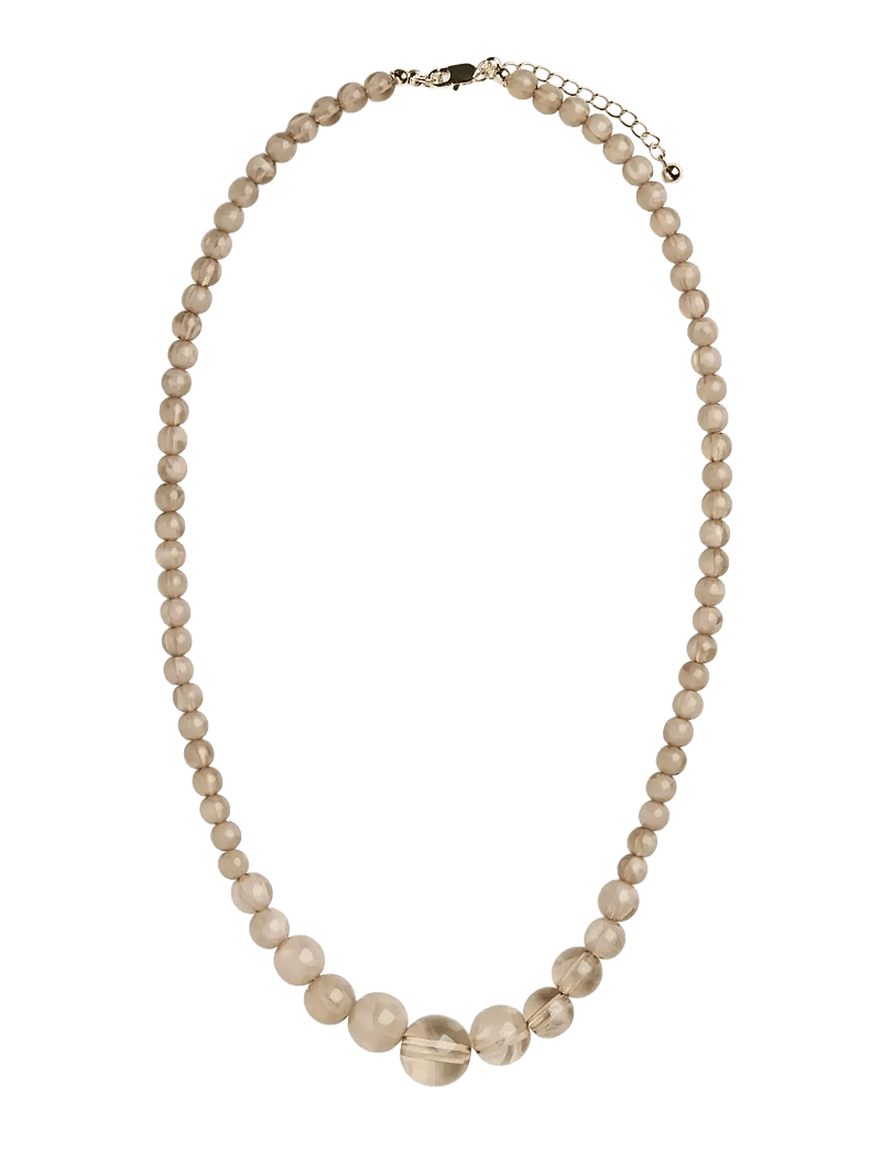 Pieces - PCMOLLY NECKLACE PP - konfirmationstøj - beige - 0