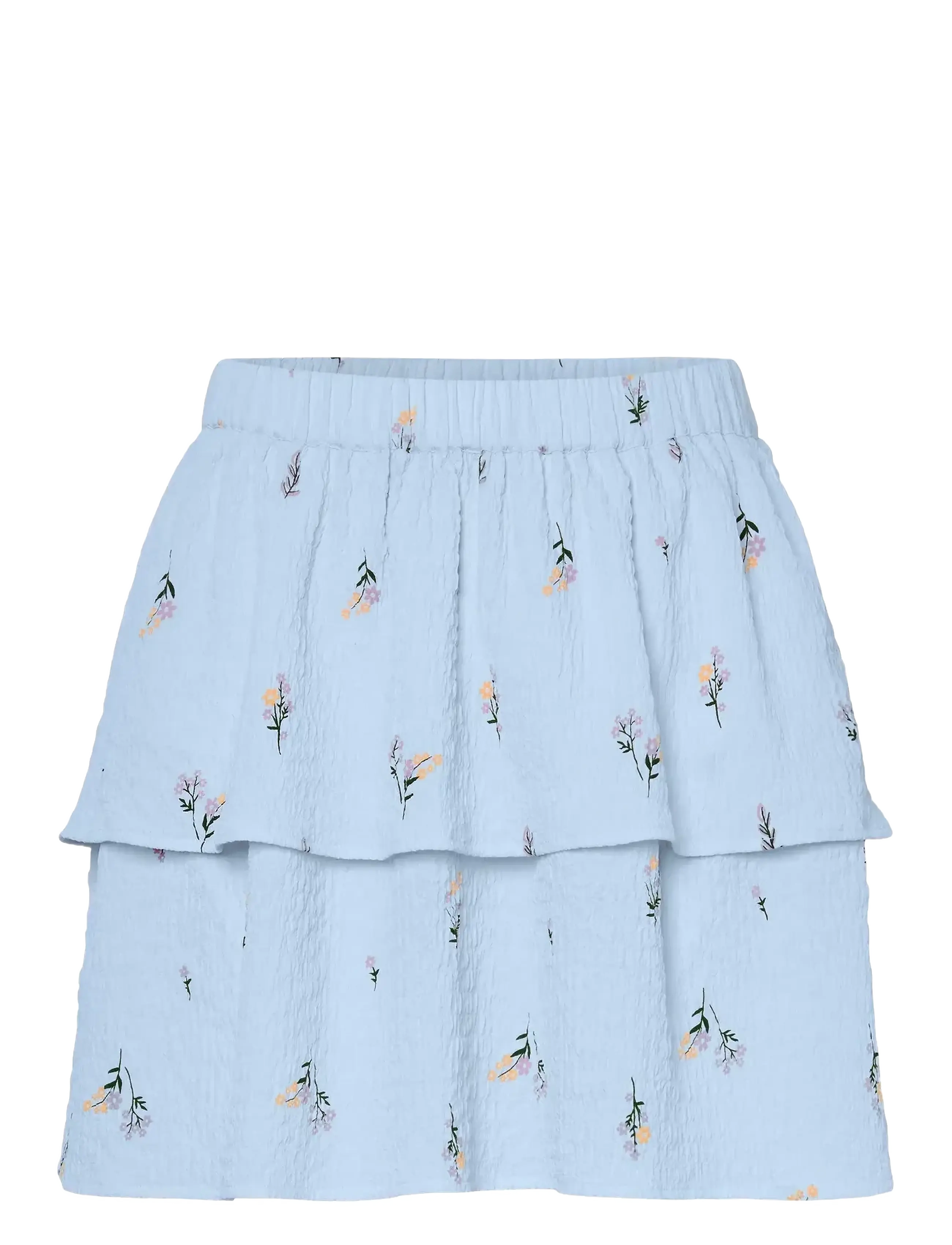 PIECES Pcjeo Hw Kurz Rock Wvn D2D Blau - XS - Damen