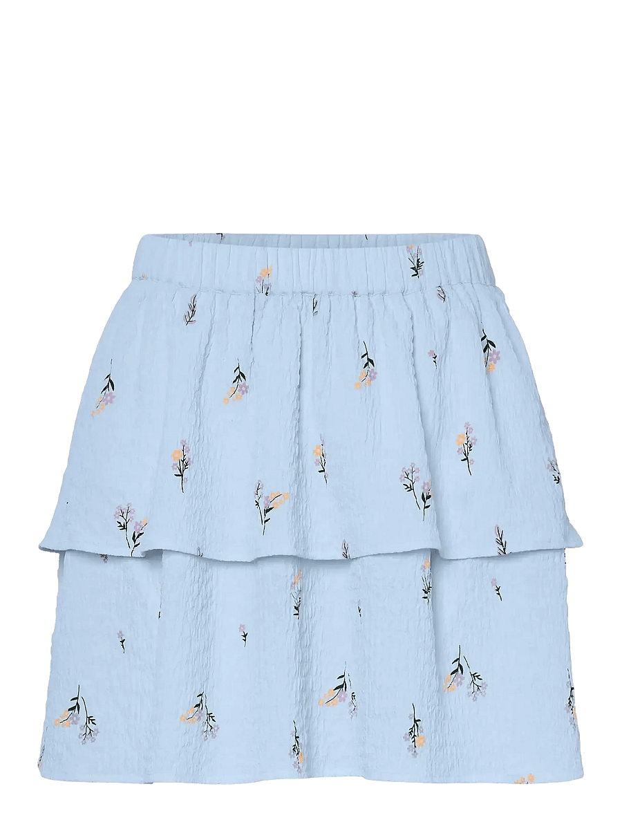Pieces - PCJEO HW SHORT SKIRT WVN D2D - kurze röcke - cashmere blue - 1