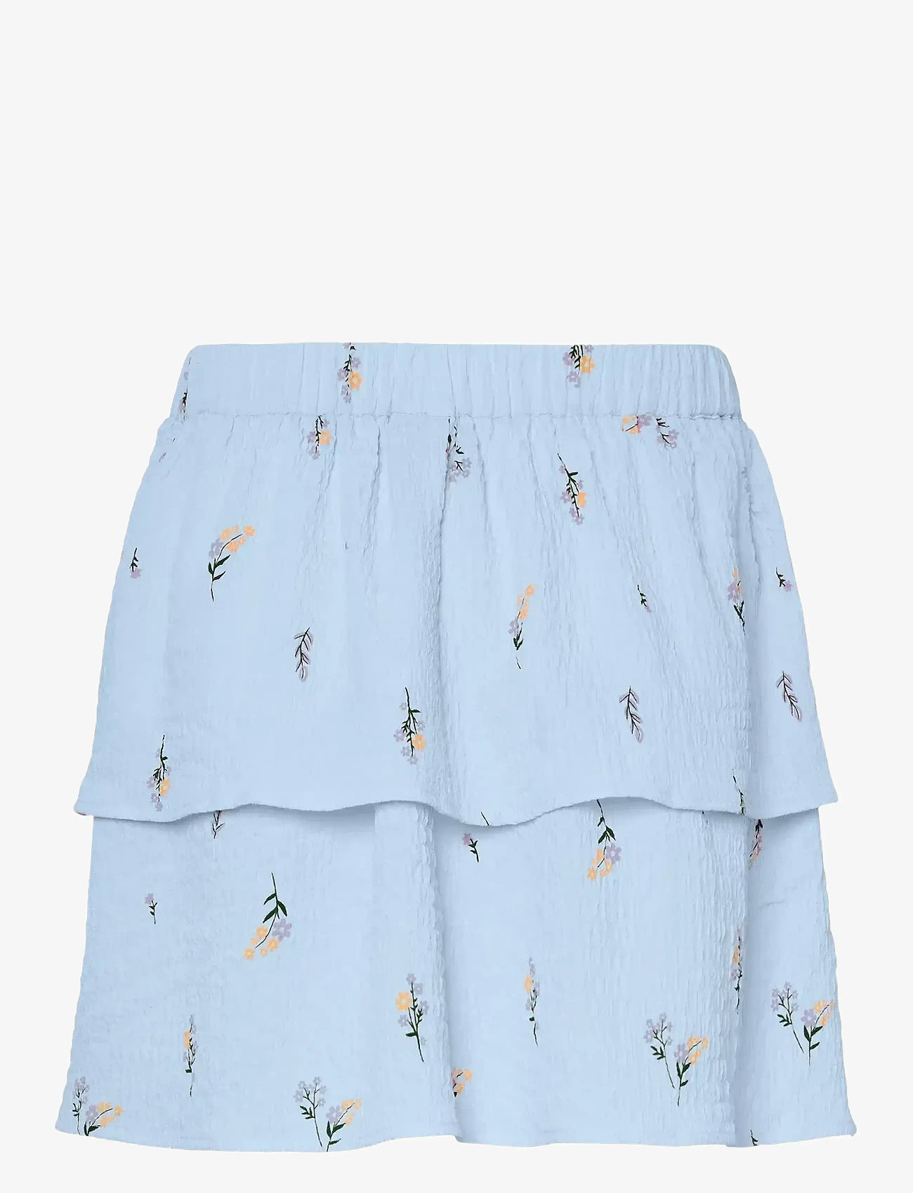 Pieces - PCJEO HW SHORT SKIRT WVN D2D - korte nederdele - cashmere blue - 1