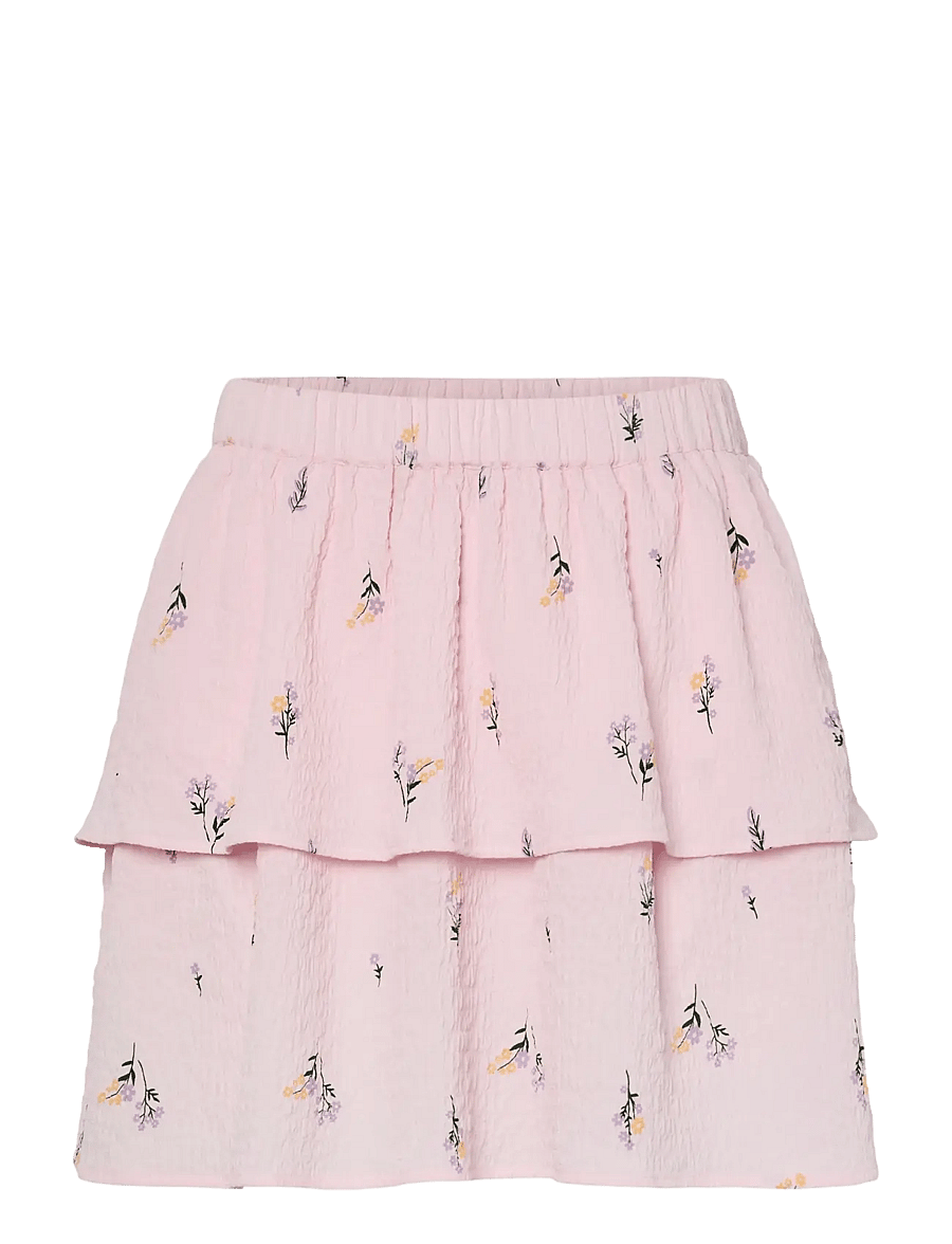 Pieces - PCJEO HW SHORT SKIRT WVN D2D - miniseelikud - pink tulle - 1