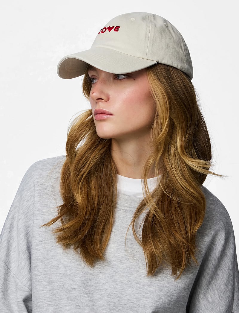 Pieces - PCBARAH CAP BUNDLE - kappen - whitecap gray - 0