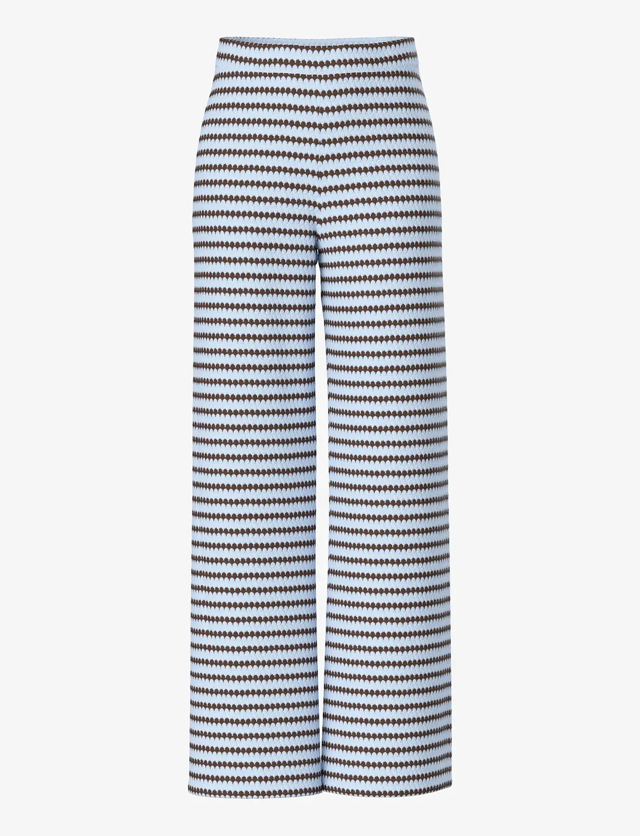 Pieces - PCJEYA HW WIDE KNIT PANT D2D JRS - cashmere blue - 1