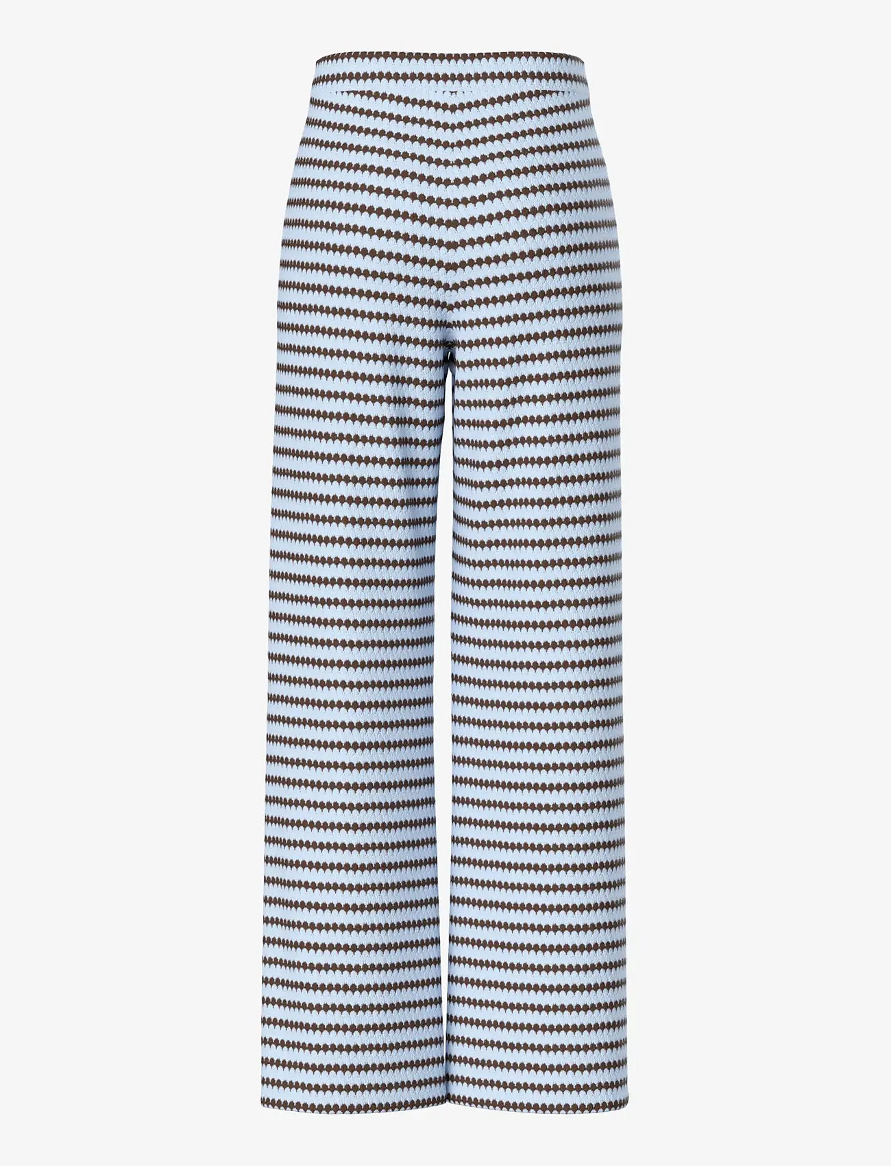 Pieces - PCJEYA HW WIDE KNIT PANT D2D JRS - cashmere blue - 2
