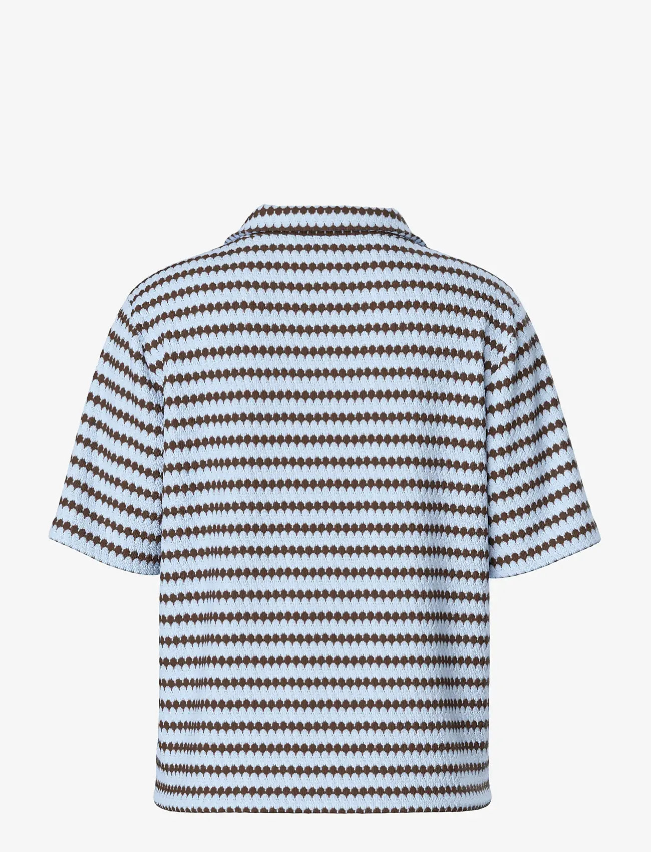 Pieces - PCJEYA SS V-NECK LOOSE POLO D2D JRS - poloshirts - cashmere blue - 2