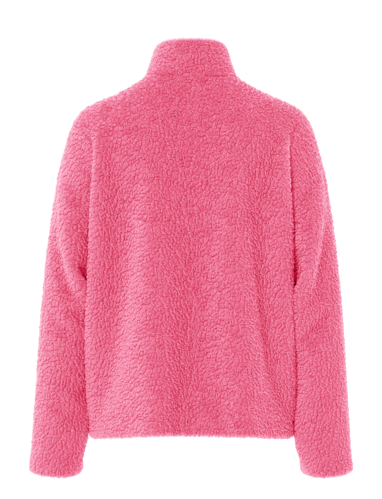 Pieces - PCKATTY TEDDY HIGH-NECK JACKET NOOS BC - kunstpelz - shocking pink - 1