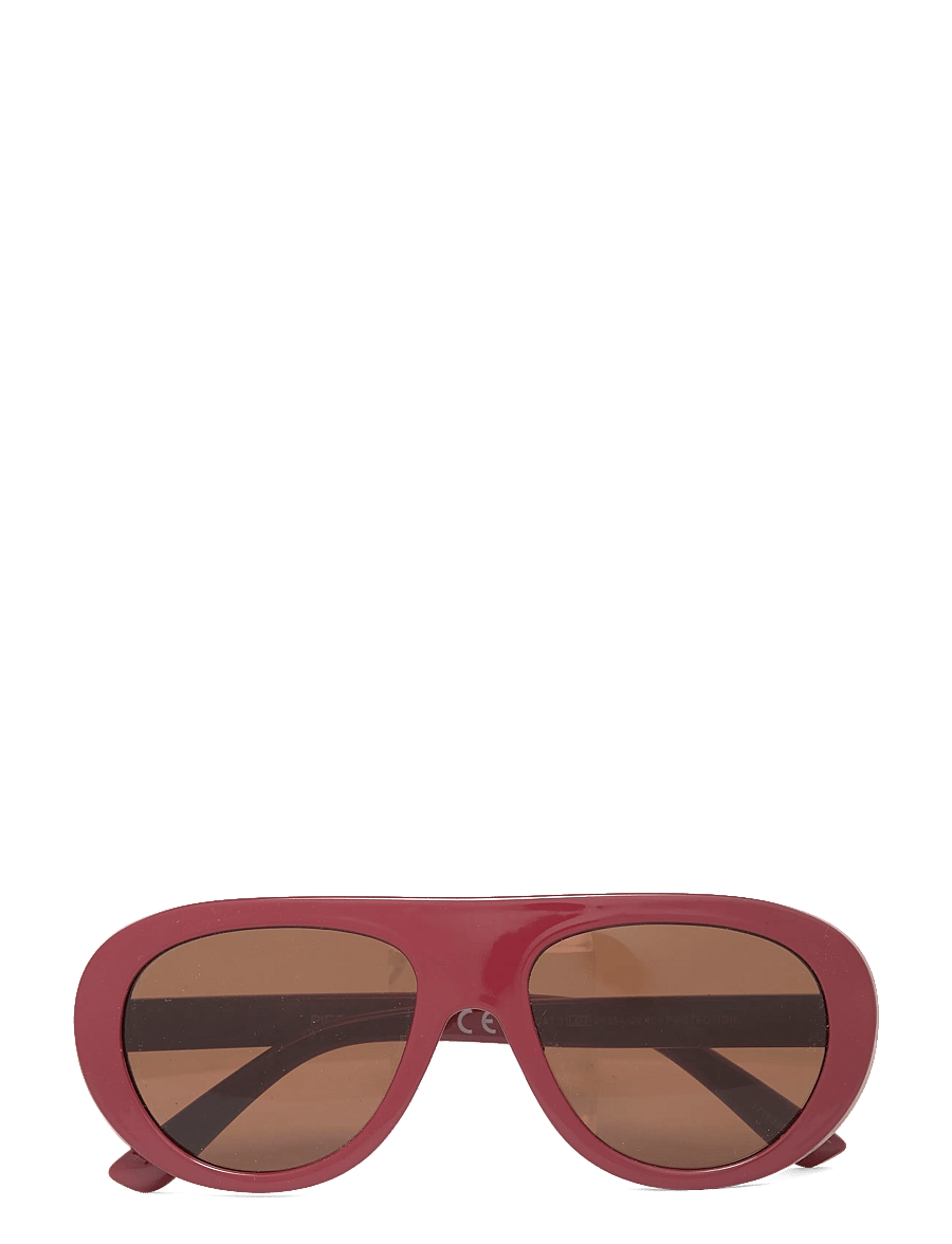 Pieces - PCGYRNA SUNGLASS BUNDLE BC - ar apaļu rāmi - garnet - 0