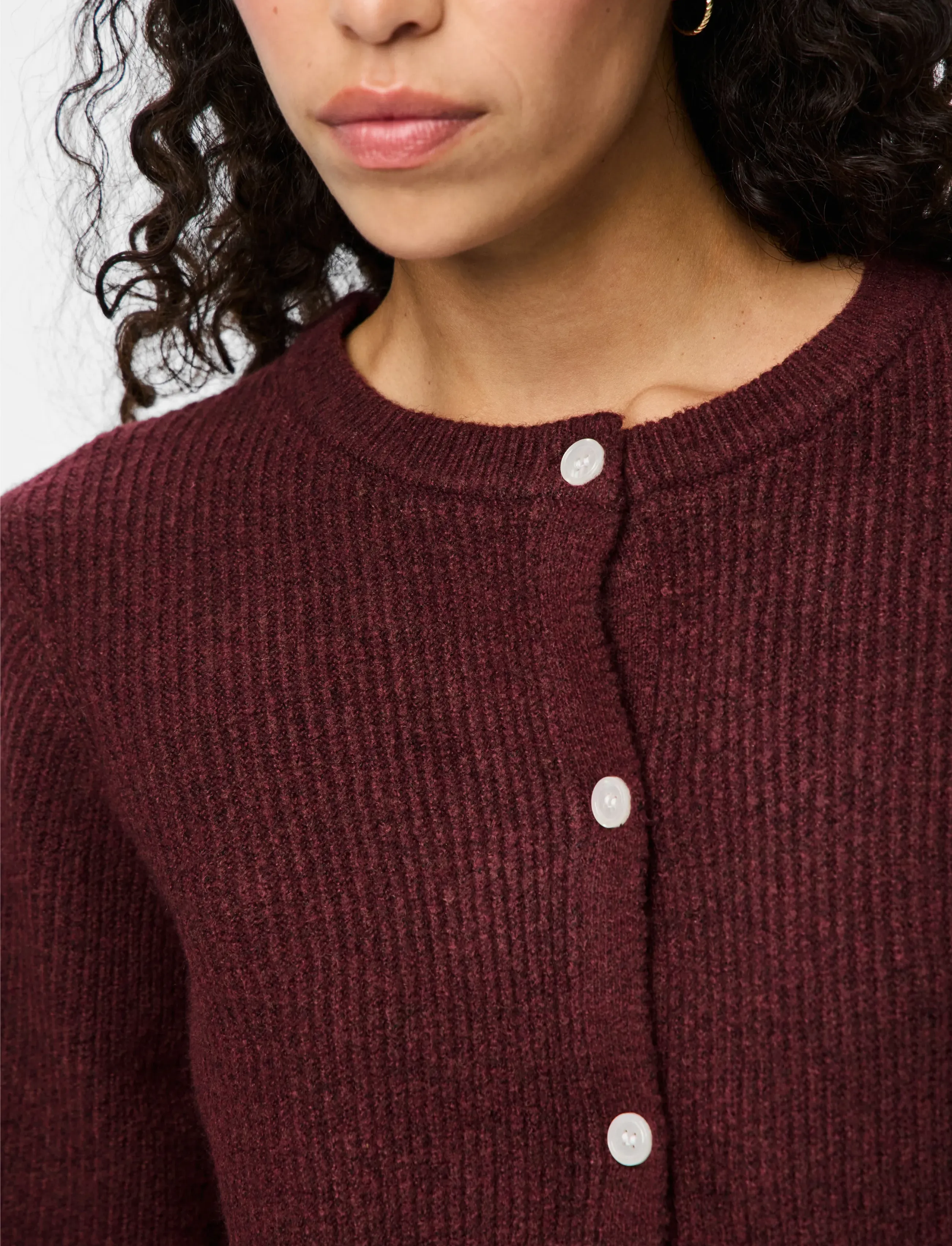 Pcsilly Ls O-Neck Knit Cardigan Noos Bc 6