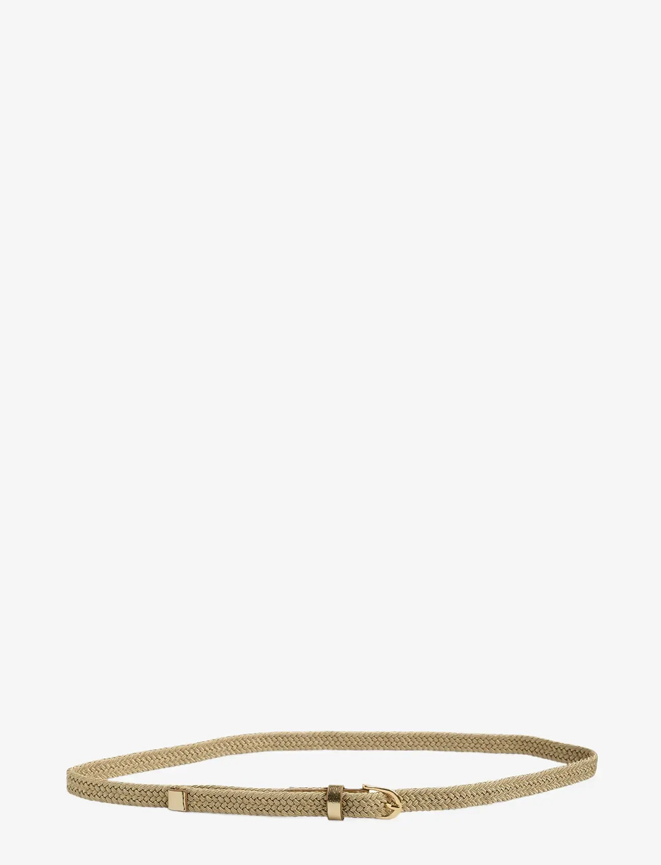 Pieces - PCTIMALA LEATHER ROPE JEANS BELT - leather belts - gold colour - 0