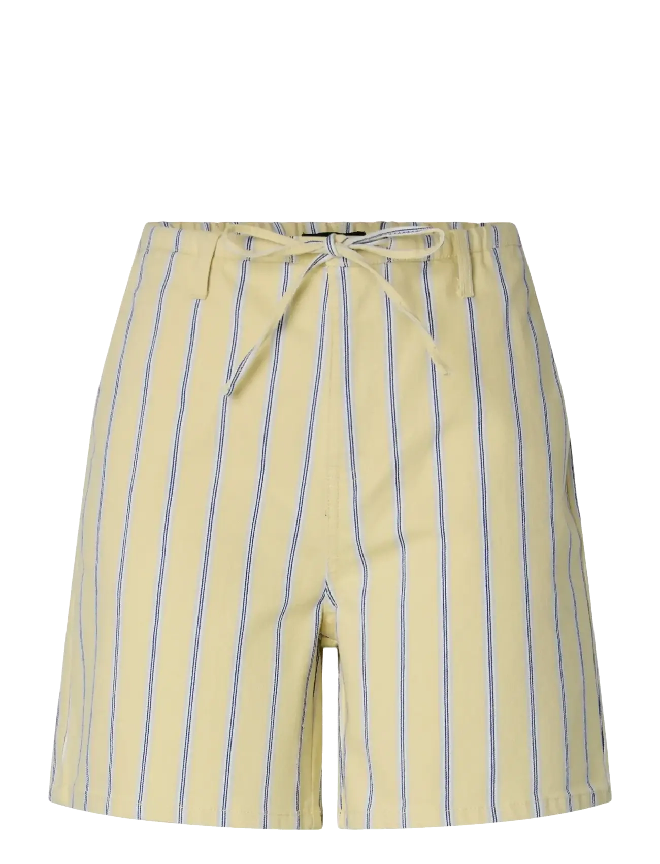 Pieces PCBILLO MW TIE DENIM SHORTS - Shorts - FRENCH VANILLA / cream
