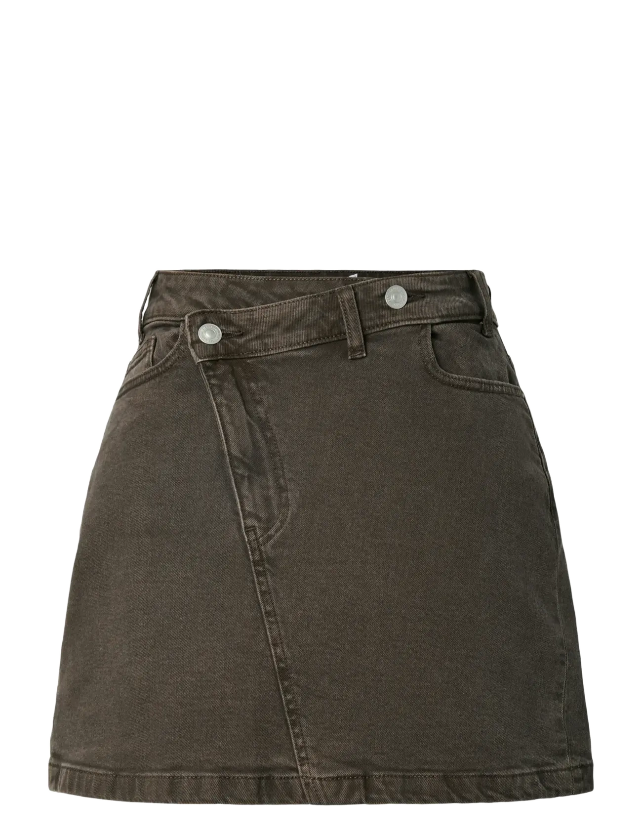 PIECES Pcselma Mw Denim Rock D2D Fsy Braun - S - Damen