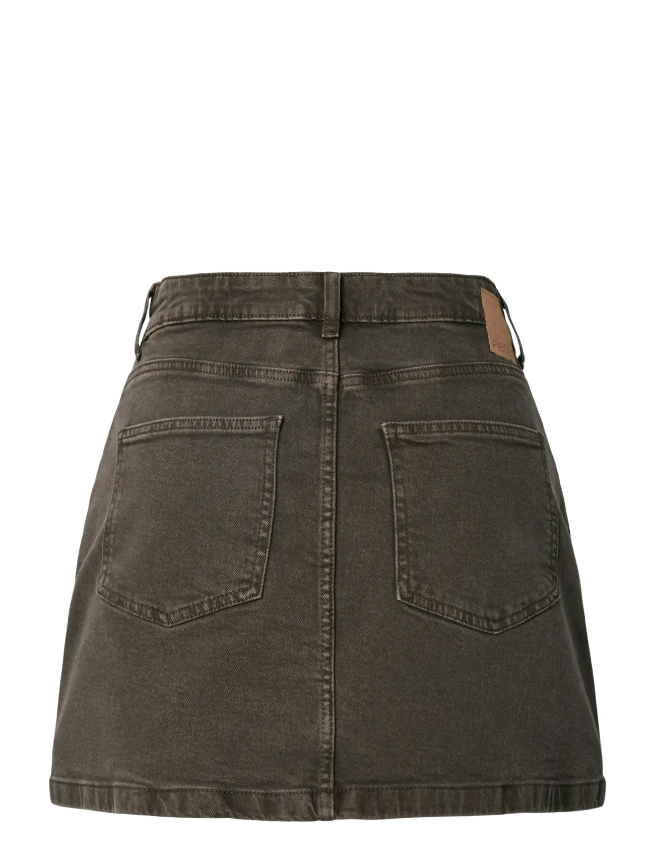 Pieces - PCSELMA MW DENIM SKIRT D2D FSY - jeanskjolar - hot fudge - 2