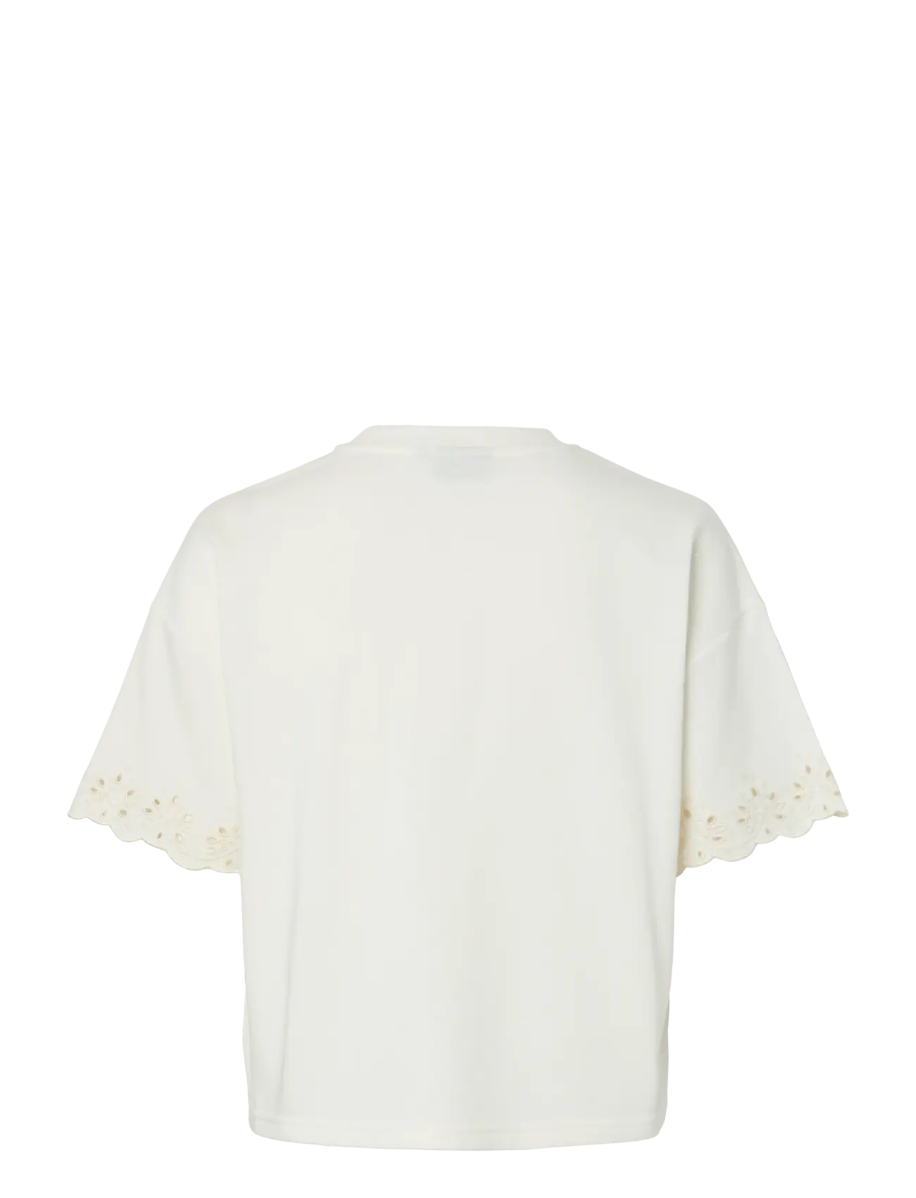 Pieces - PCCHILLI SUMMER SS BRODERI TEE JRS BC - t-shirts - cloud dancer - 2