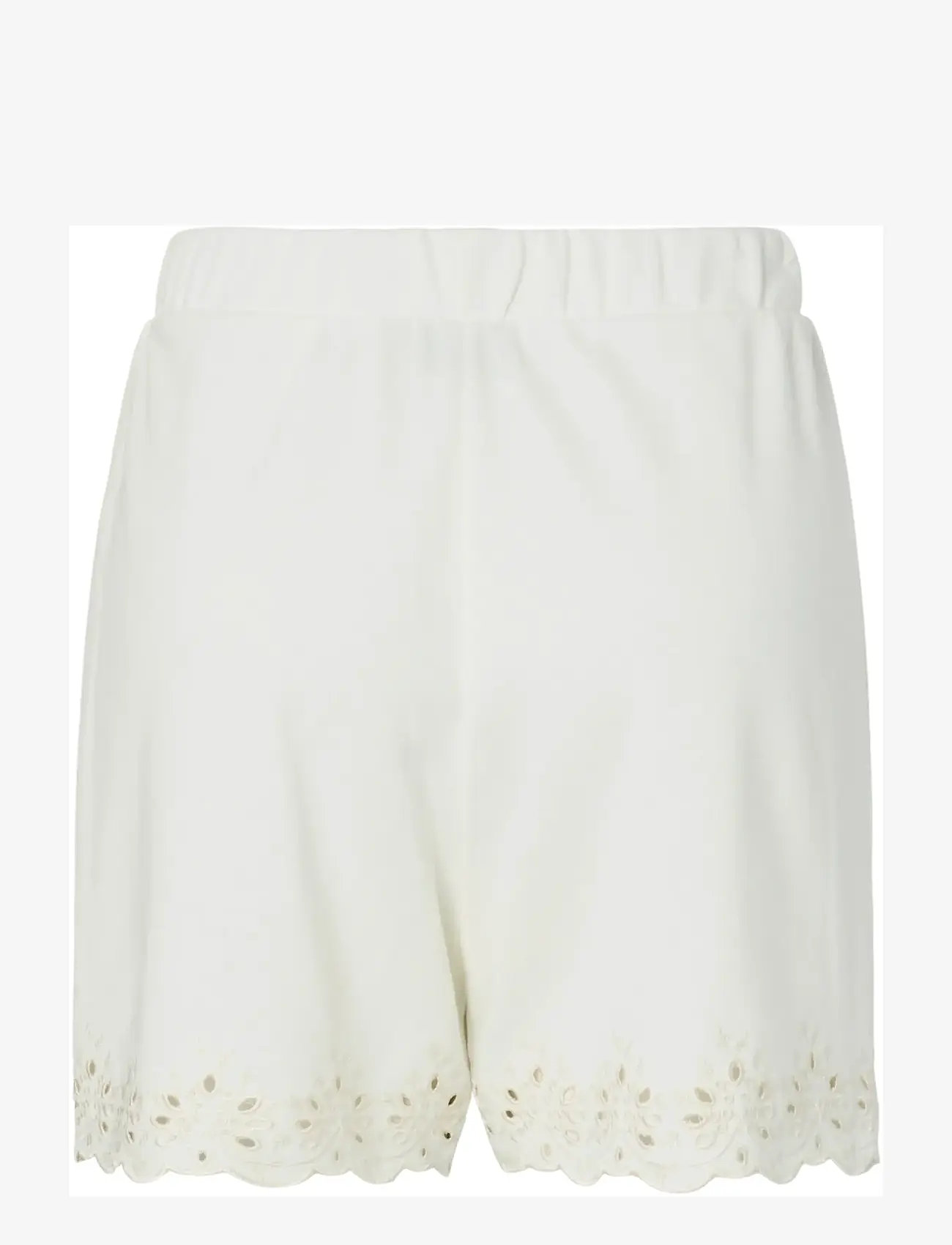 Pieces - PCCHILLI SUMMER HW BRODERI SHORTS JRS BC - sweatshorts - cloud dancer - 2