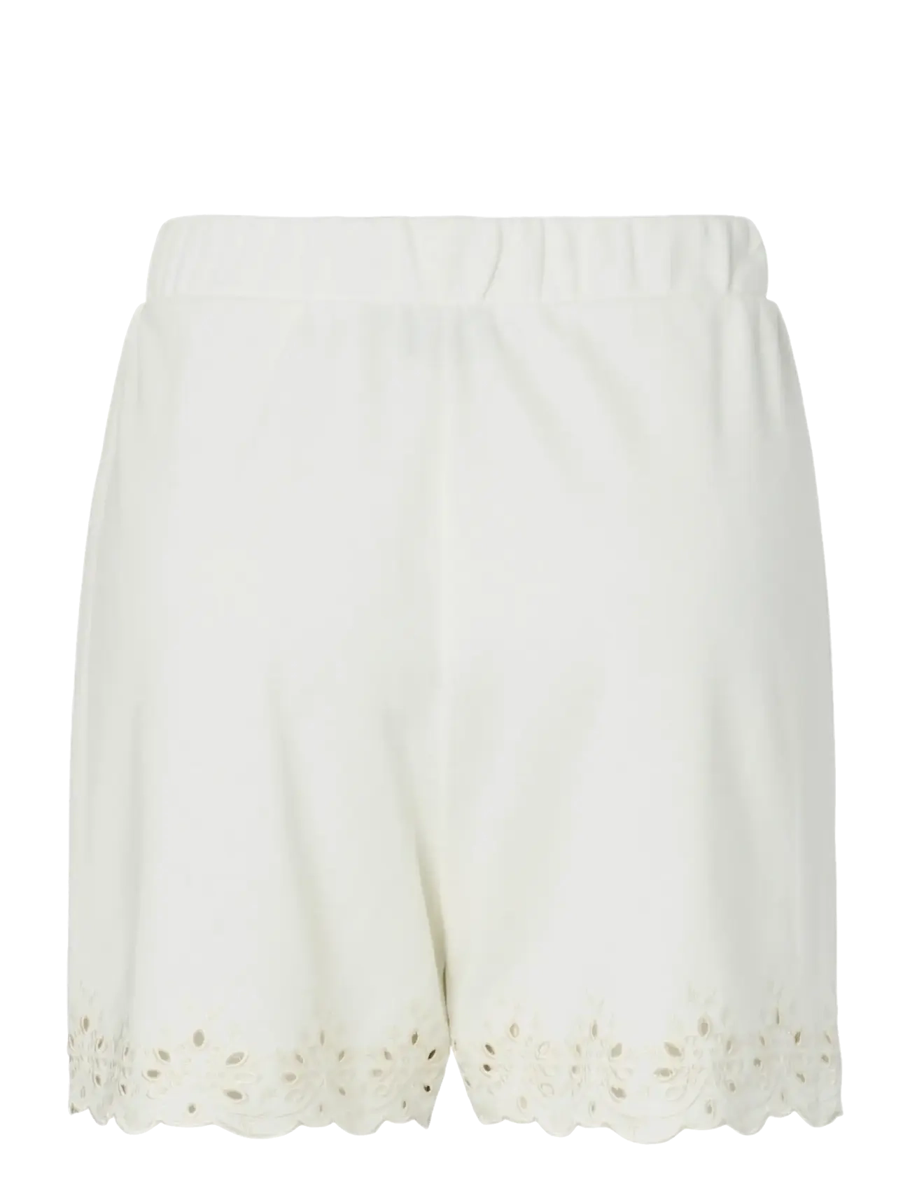 Pieces - PCCHILLI SUMMER HW BRODERI SHORTS JRS BC - sweatshorts - cloud dancer - 2