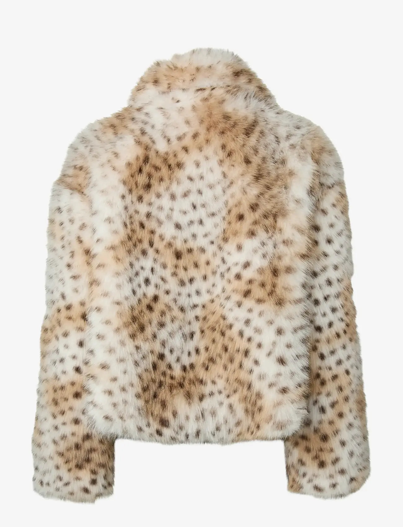 Pieces - PCPLUSH SHORT FLUFFY JACKET - kunstpelz - cloud dancer - 1