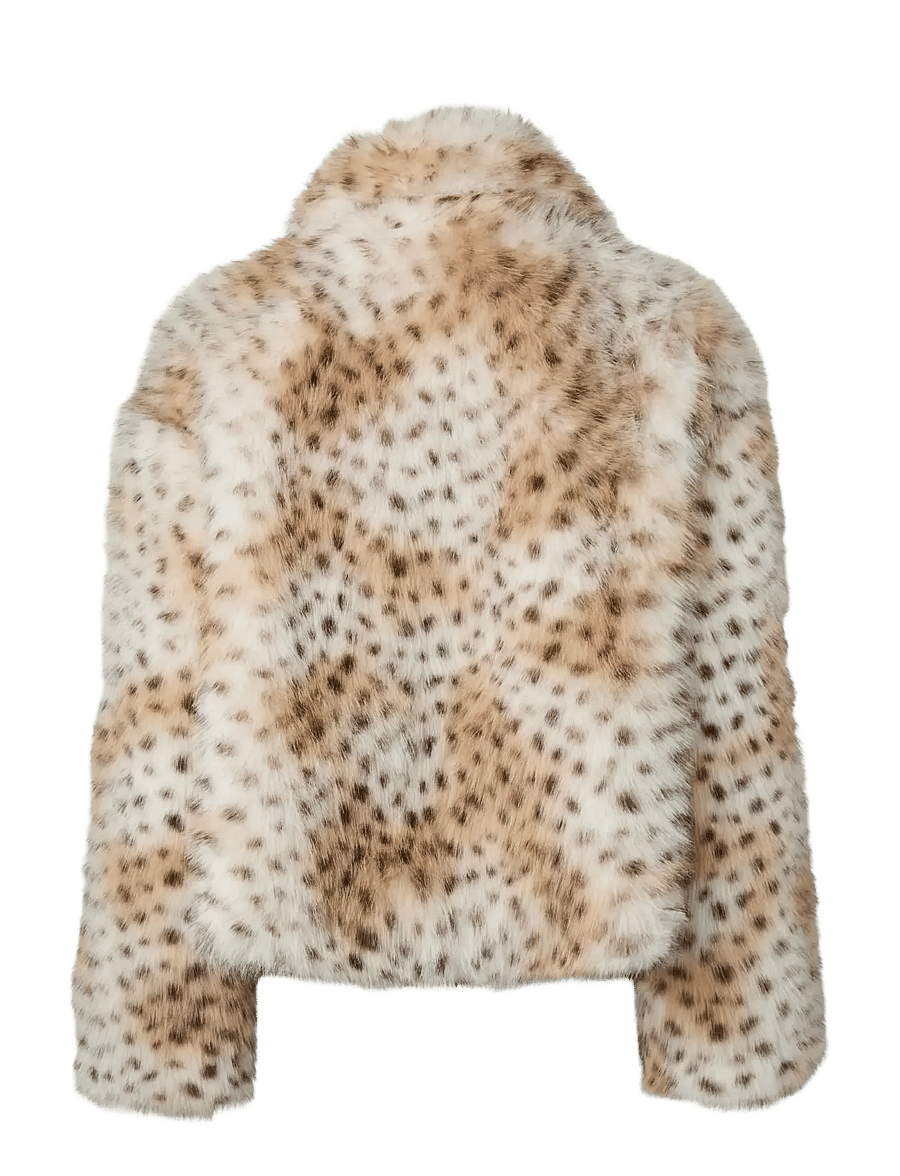 Pieces - PCPLUSH SHORT FLUFFY JACKET - kunstpelz - cloud dancer - 2