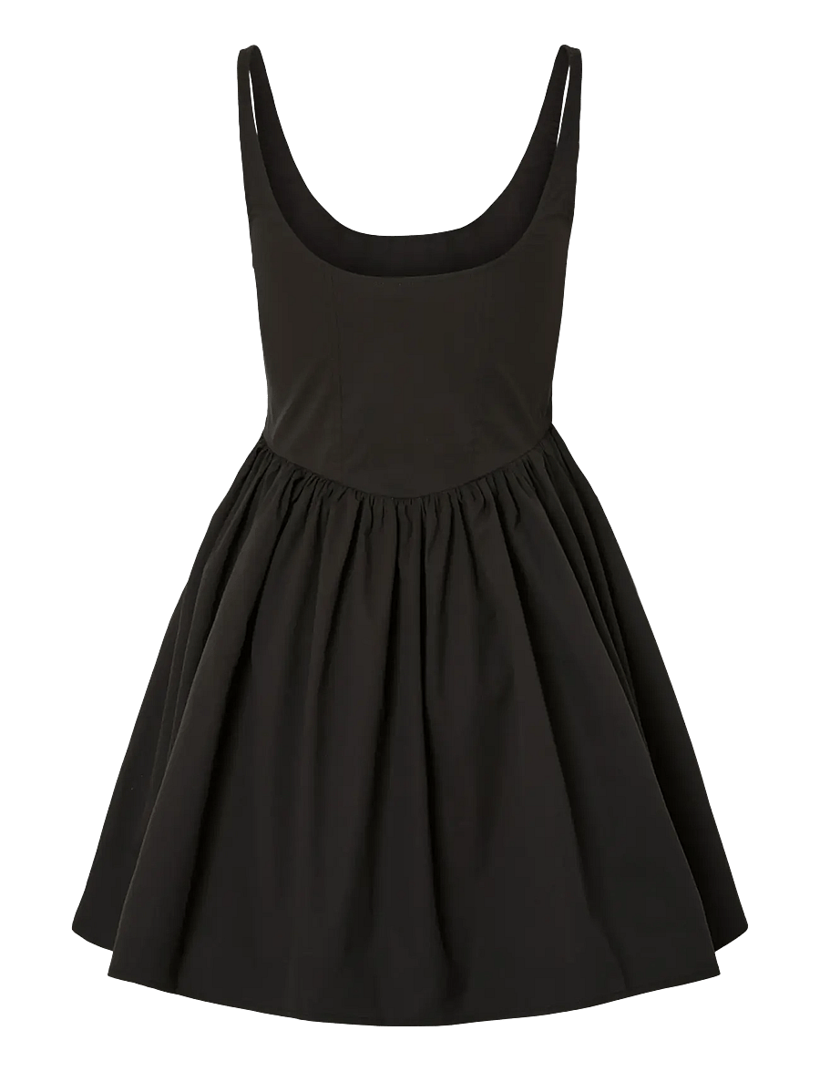 Pieces - PCIVANA SL SHORT DRESS WVN D2D - robes courtes - black - 1