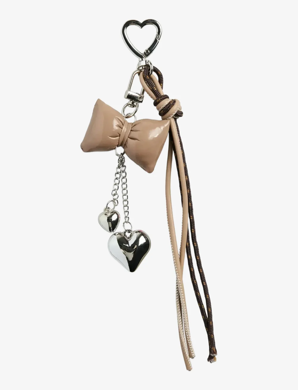 Pieces - PCJULIE KEYHANGER BUNDLE D2D - schlüsselanhänger & taschenanhänger - silver colour - 0