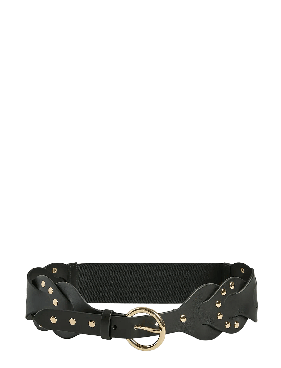 Pieces - PCMANNA ELASTIC WAIST BELT PP - ceintures de taille - black - 0