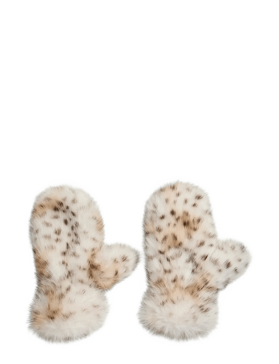 Pieces - PCPLUSH FLUFFY MITTENS - tumvantar - cloud dancer - 1