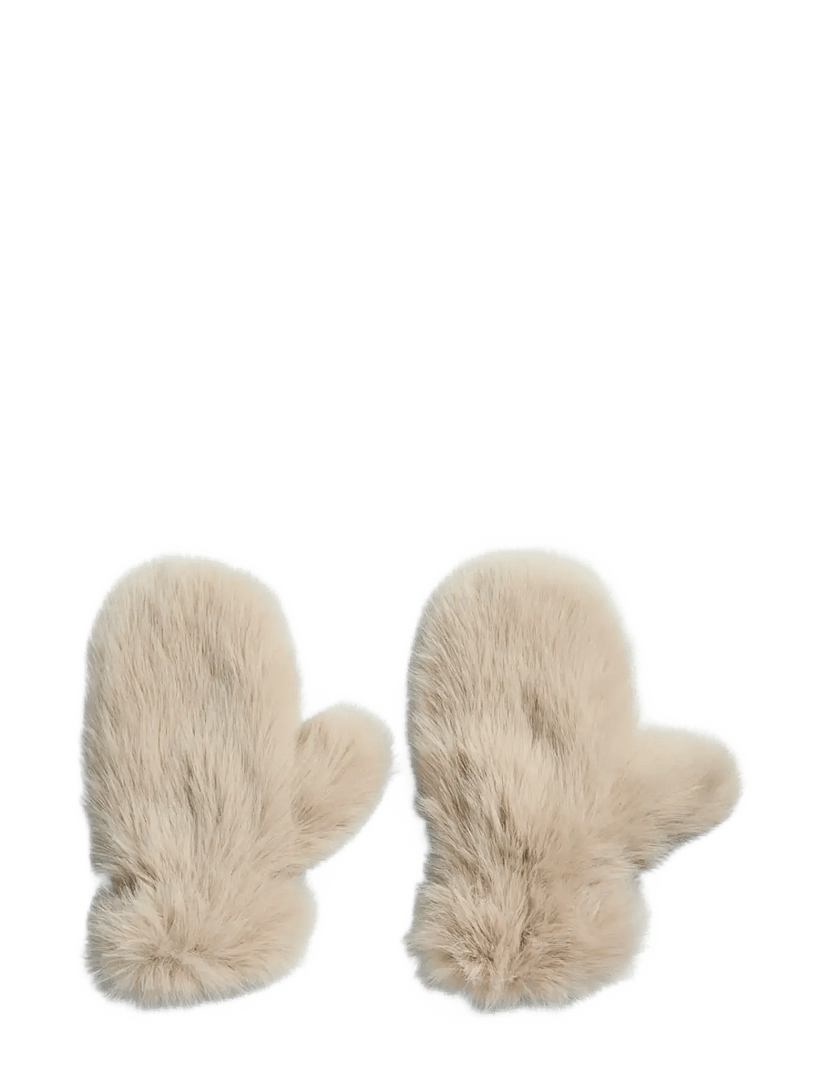 Pieces - PCPLUSH FLUFFY MITTENS - thumb gloves - porpoise - 1
