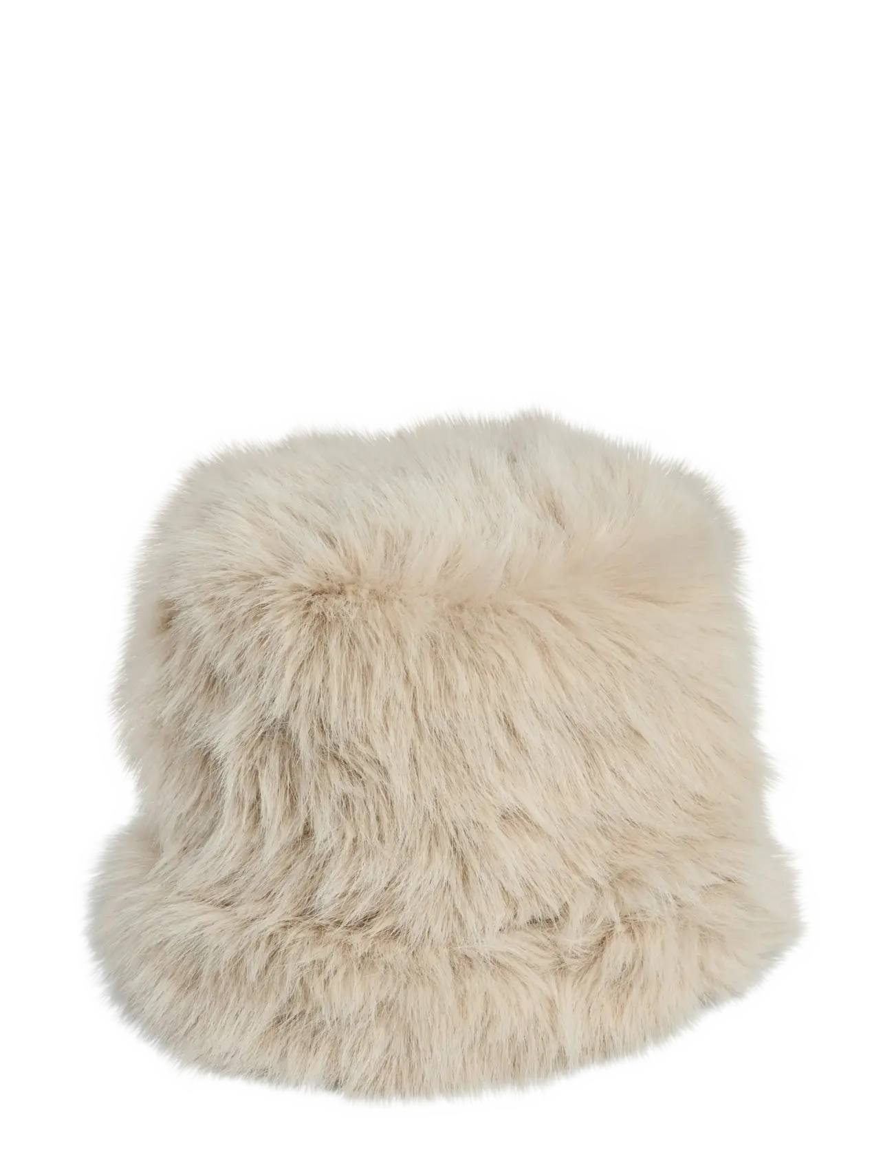 PIECES Pcplush Fluffy Hat Beige - One Size - Damen