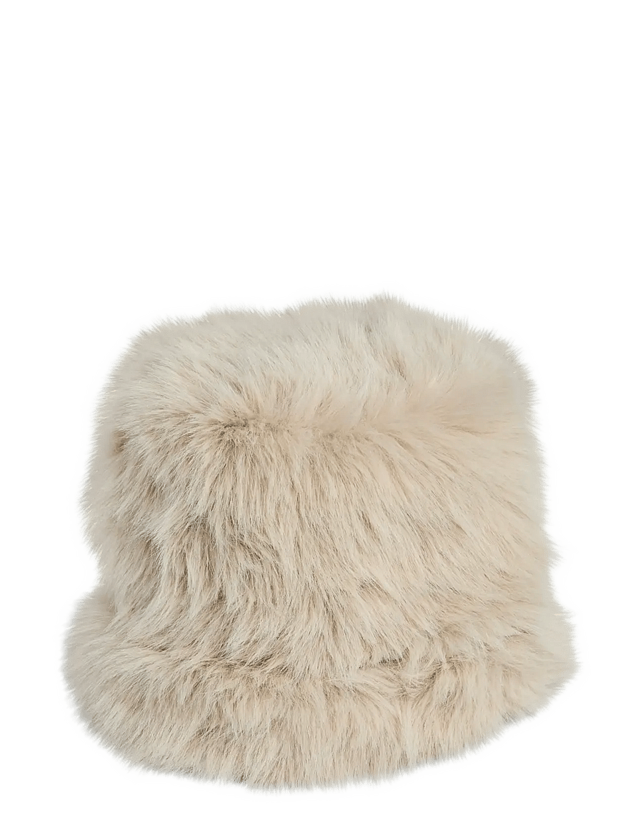 Pieces - PCPLUSH FLUFFY HAT - hattar - porpoise - 1