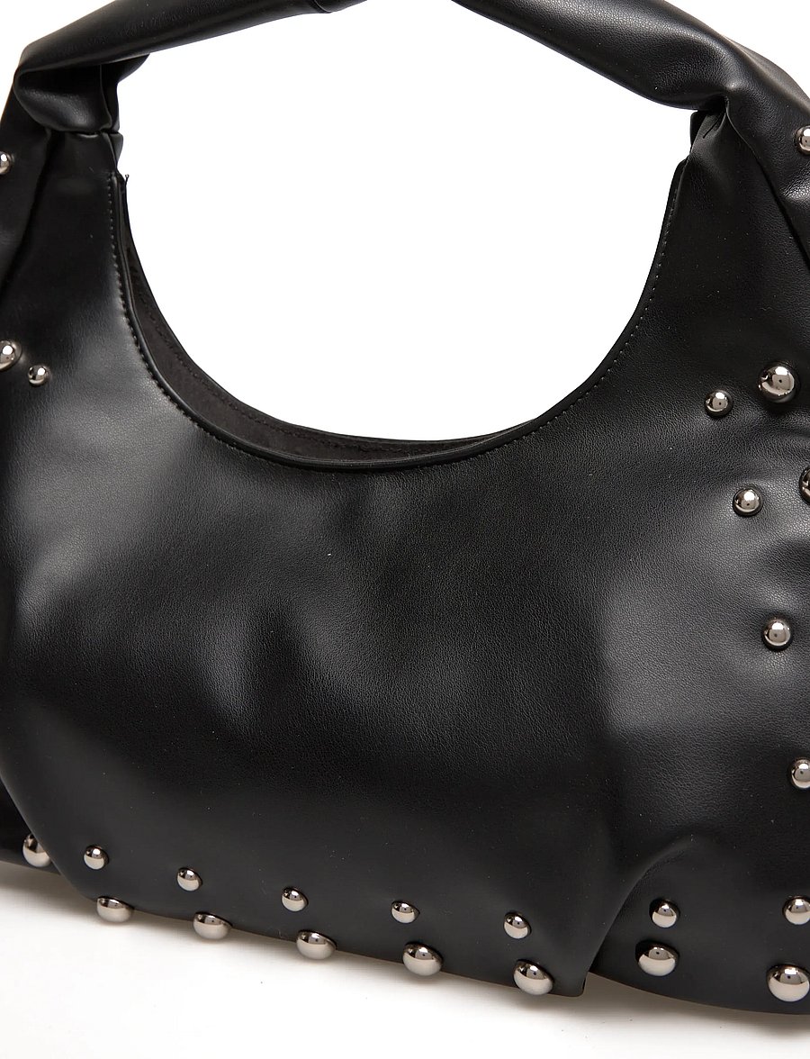 Pieces - PCGESSICA STUDS SHOULDER BAG - alltags-style - black - 4