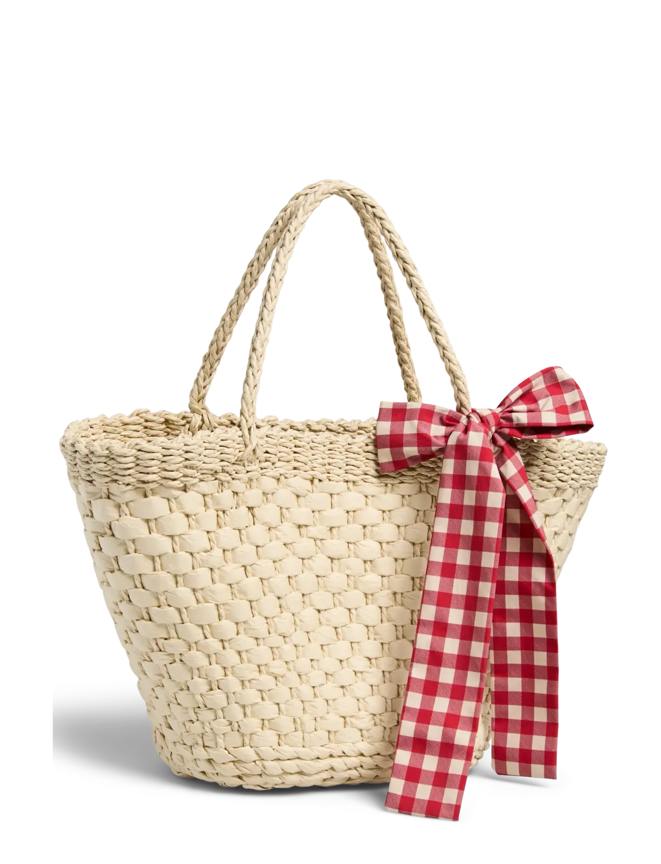 Pieces PCGIYJA SHOULDER BAG - Väskor - NATURE / red