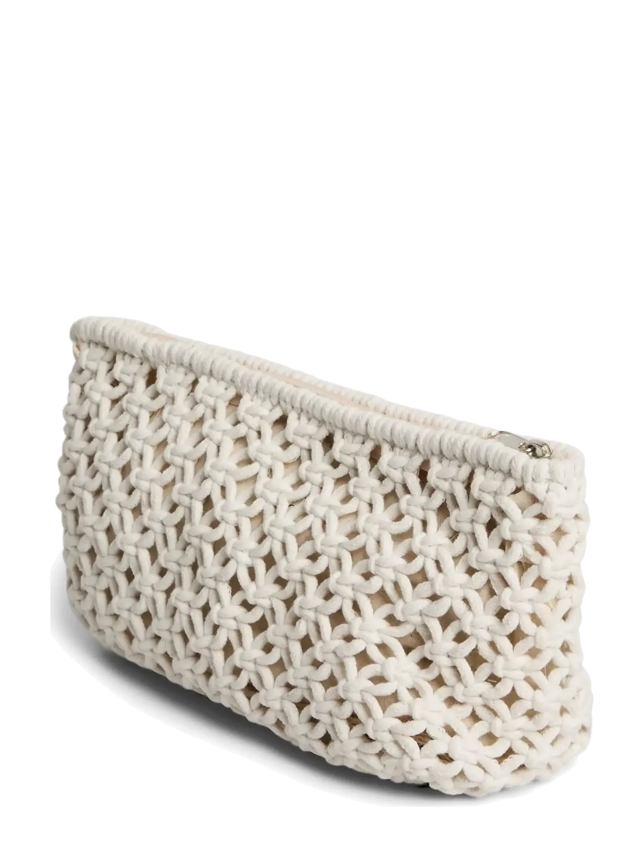 PIECES Pcganna Crochet Clutch Cream - One Size - Damen
