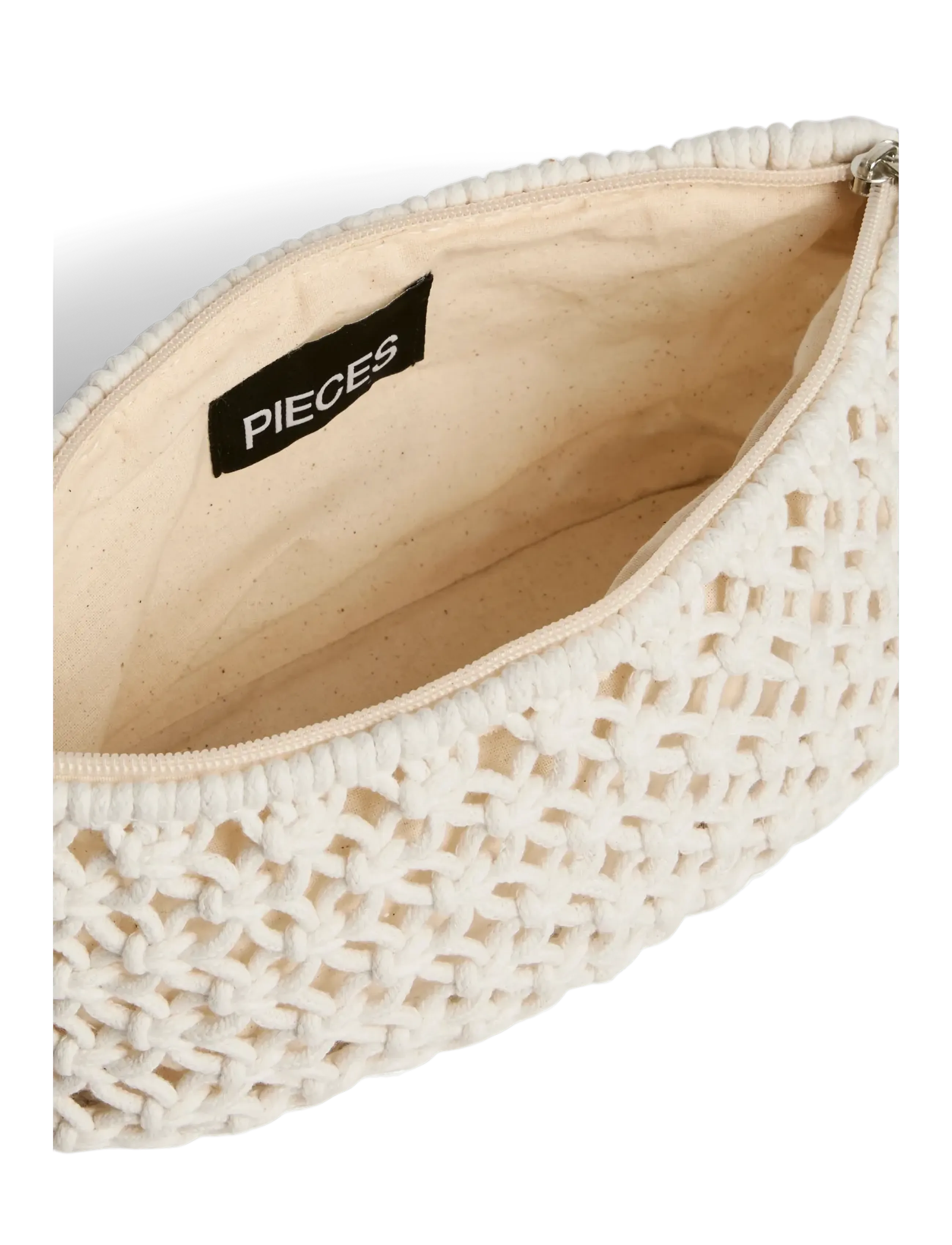 Pieces - PCGANNA CROCHET CLUTCH - special occasions - cloud dancer - 3