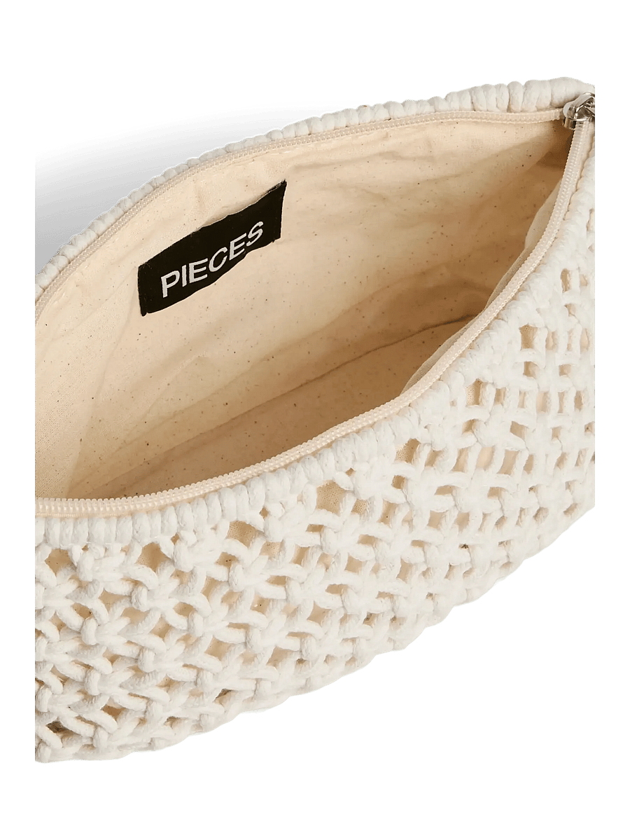 Pieces - PCGANNA CROCHET CLUTCH - special occasions - cloud dancer - 3