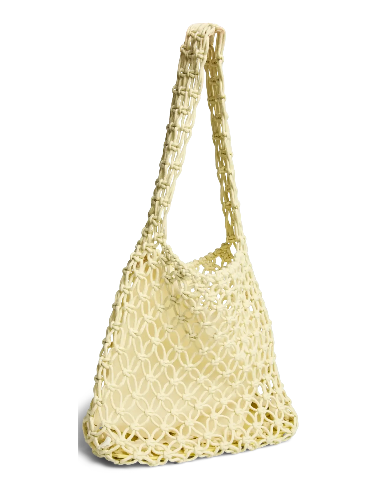 Pieces Pcganna Crochet Shopper, One Size, Cream, Tasker > Shoppere, Dame