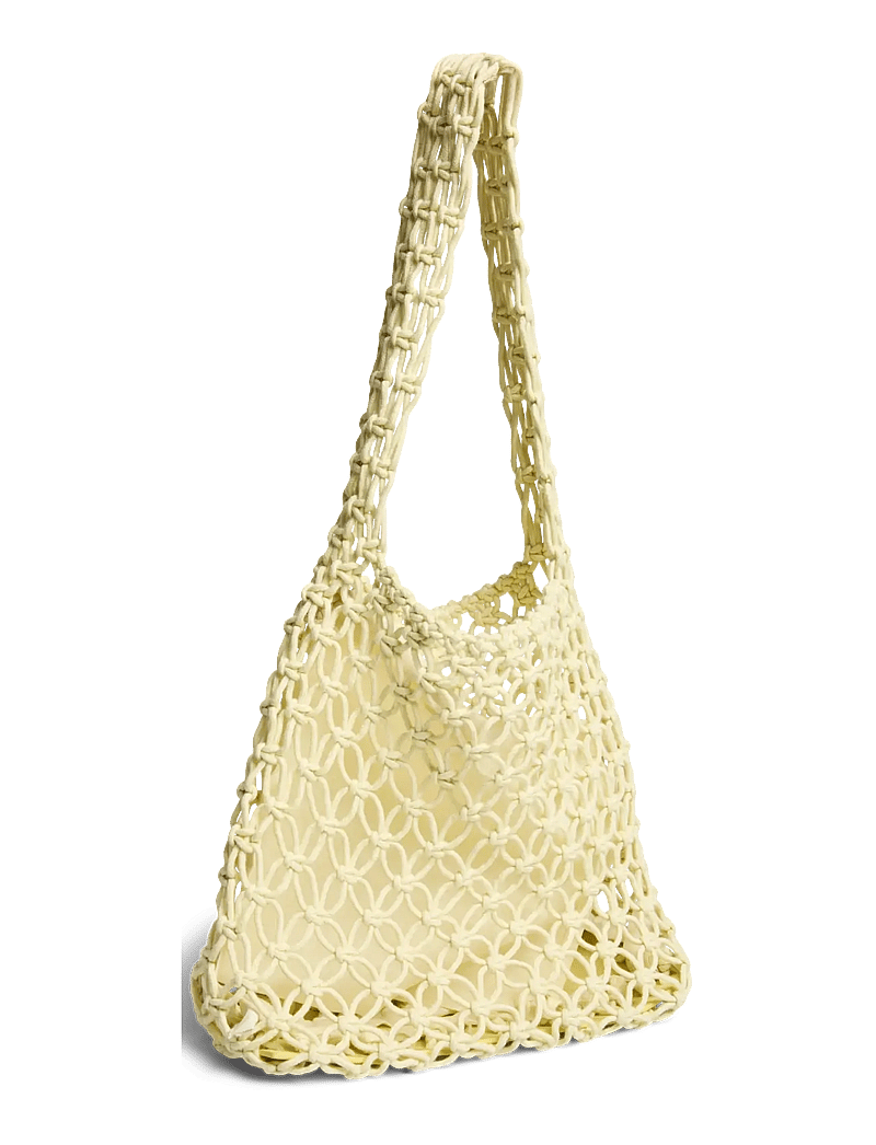 Pieces - PCGANNA CROCHET SHOPPER - shoppers - french vanilla - 0