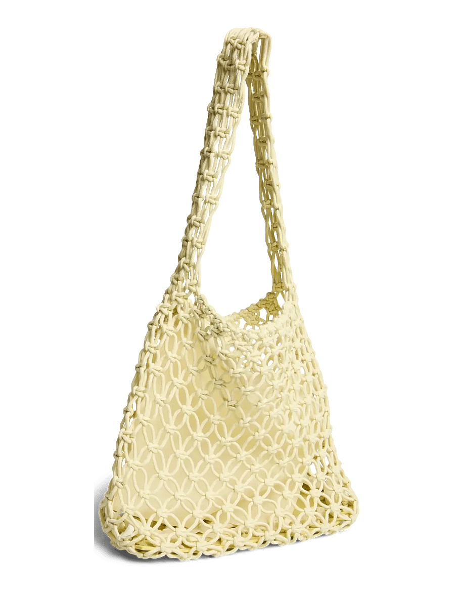 Pieces - PCGANNA CROCHET SHOPPER - ostukotid - french vanilla - 0