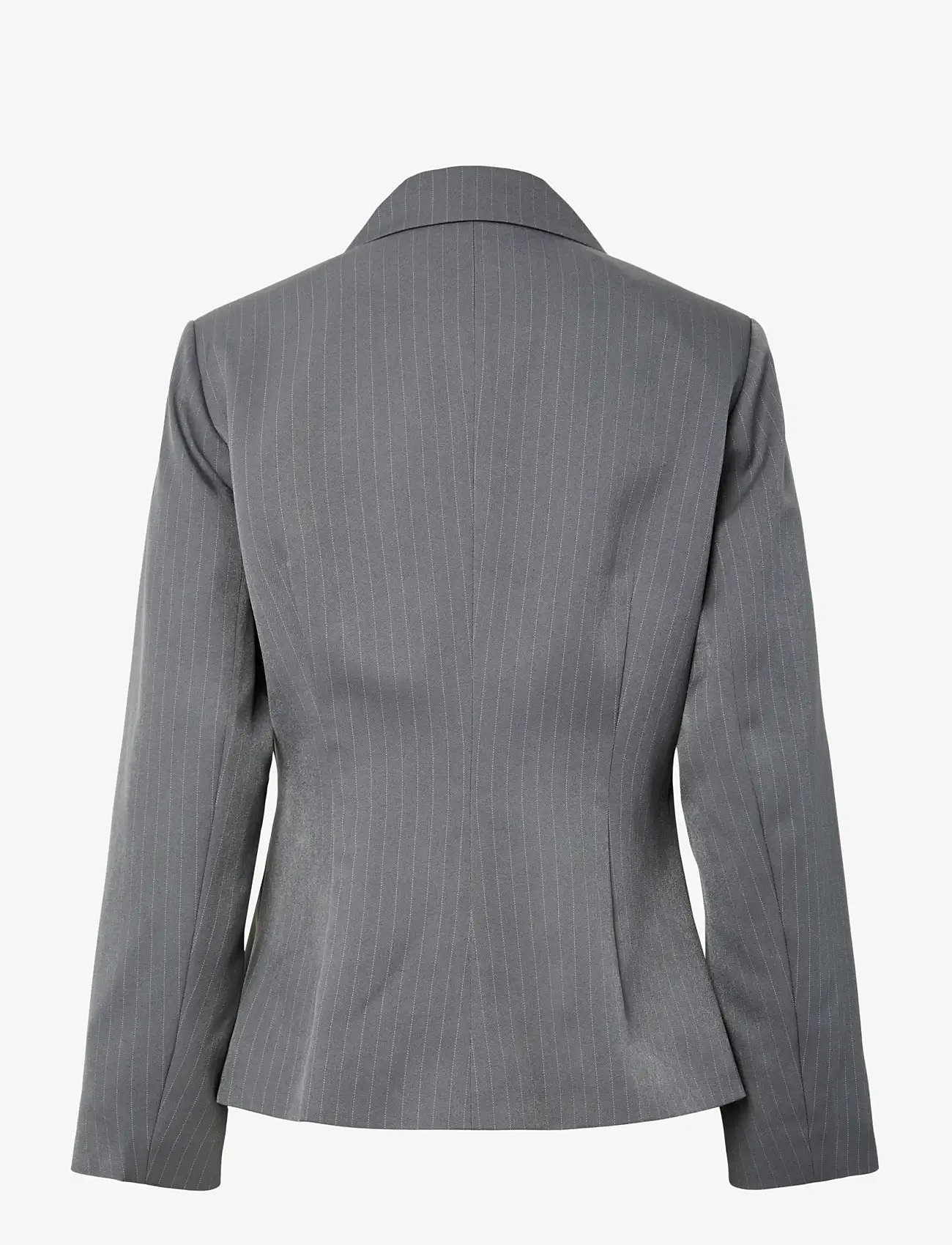 Pieces - PCFALKA LS FITTET PINSTRIPED BLAZER D2D - einreihige blazer - grey pinstripe - 2