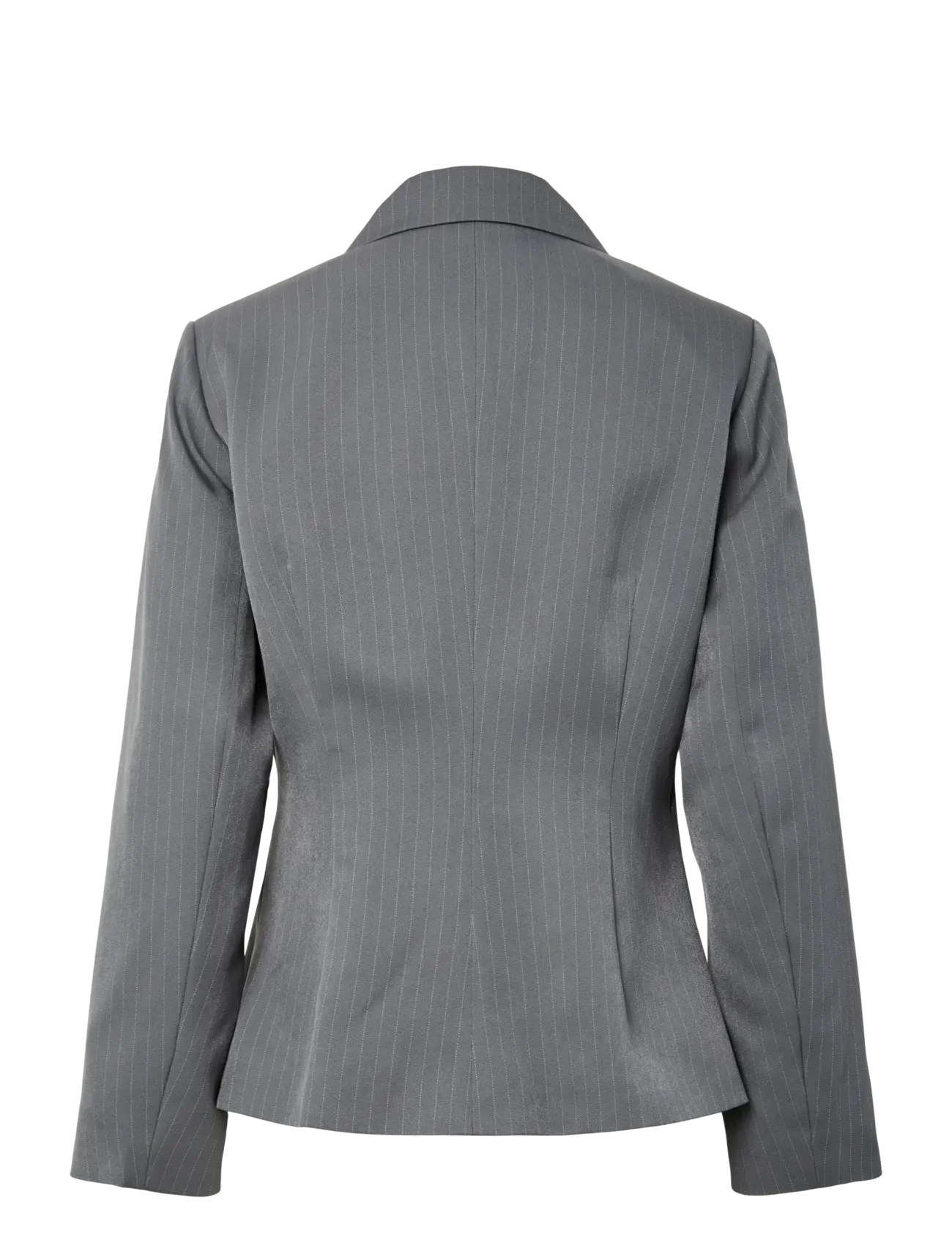 Pieces - PCFALKA LS FITTET PINSTRIPED BLAZER D2D - enkelknäppta kavajer - grey pinstripe - 2