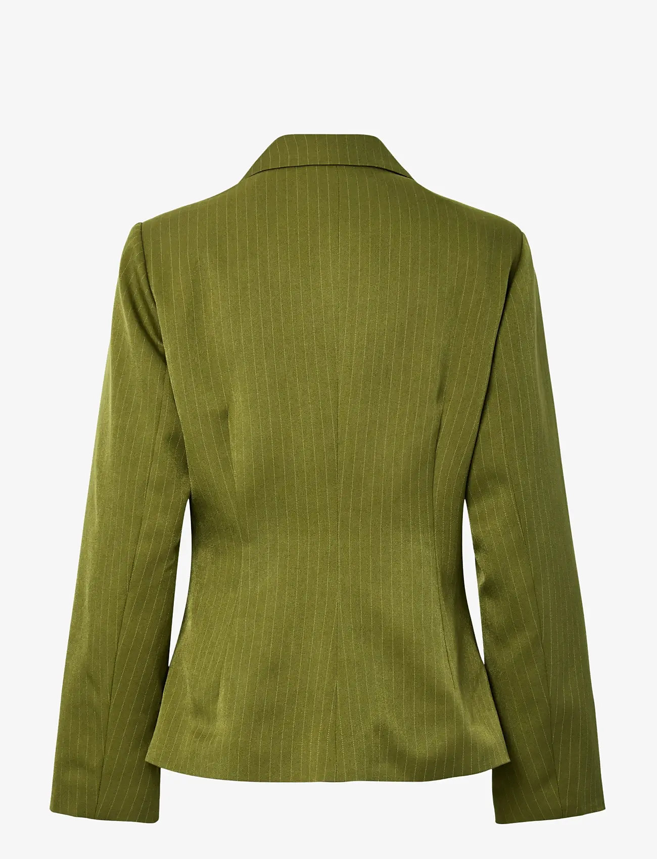 Pieces - PCFALKA LS FITTET PINSTRIPED BLAZER D2D - enkelknäppta kavajer - sphagnum - 2