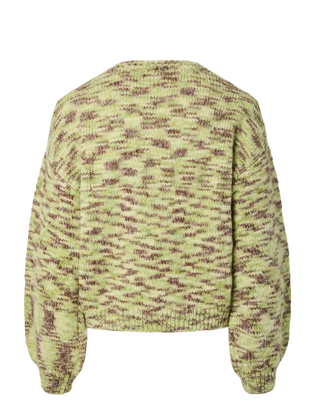 Pieces - PCFILLA LS O-NECK PULLOVER KNIT D2D - trøjer - sphagnum - 2